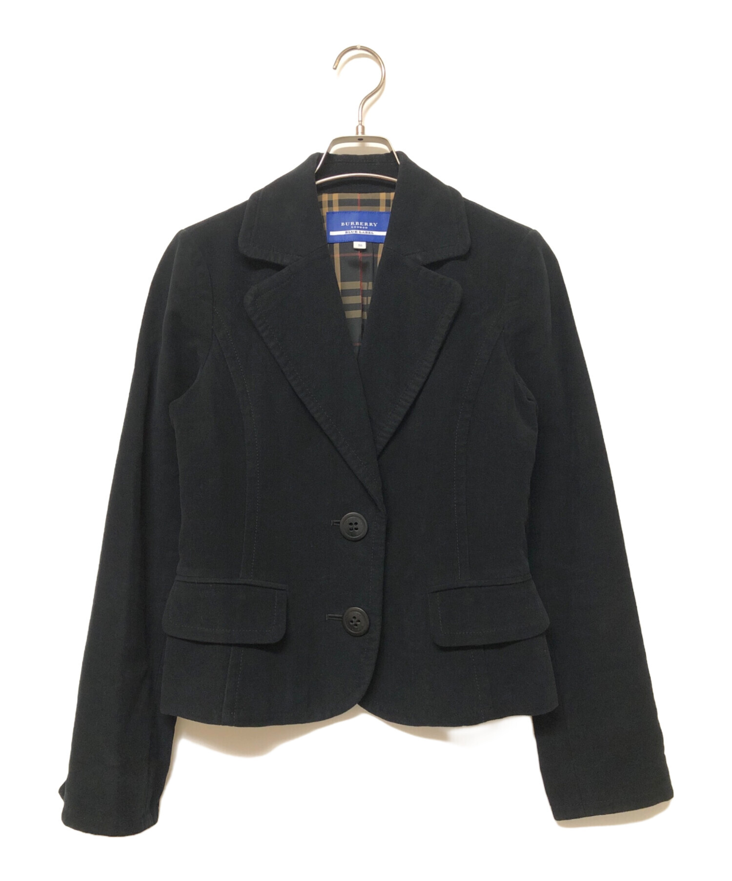 中古・古着通販】BURBERRY (バーバリー) 2Bジャケット ネイビー サイズ 