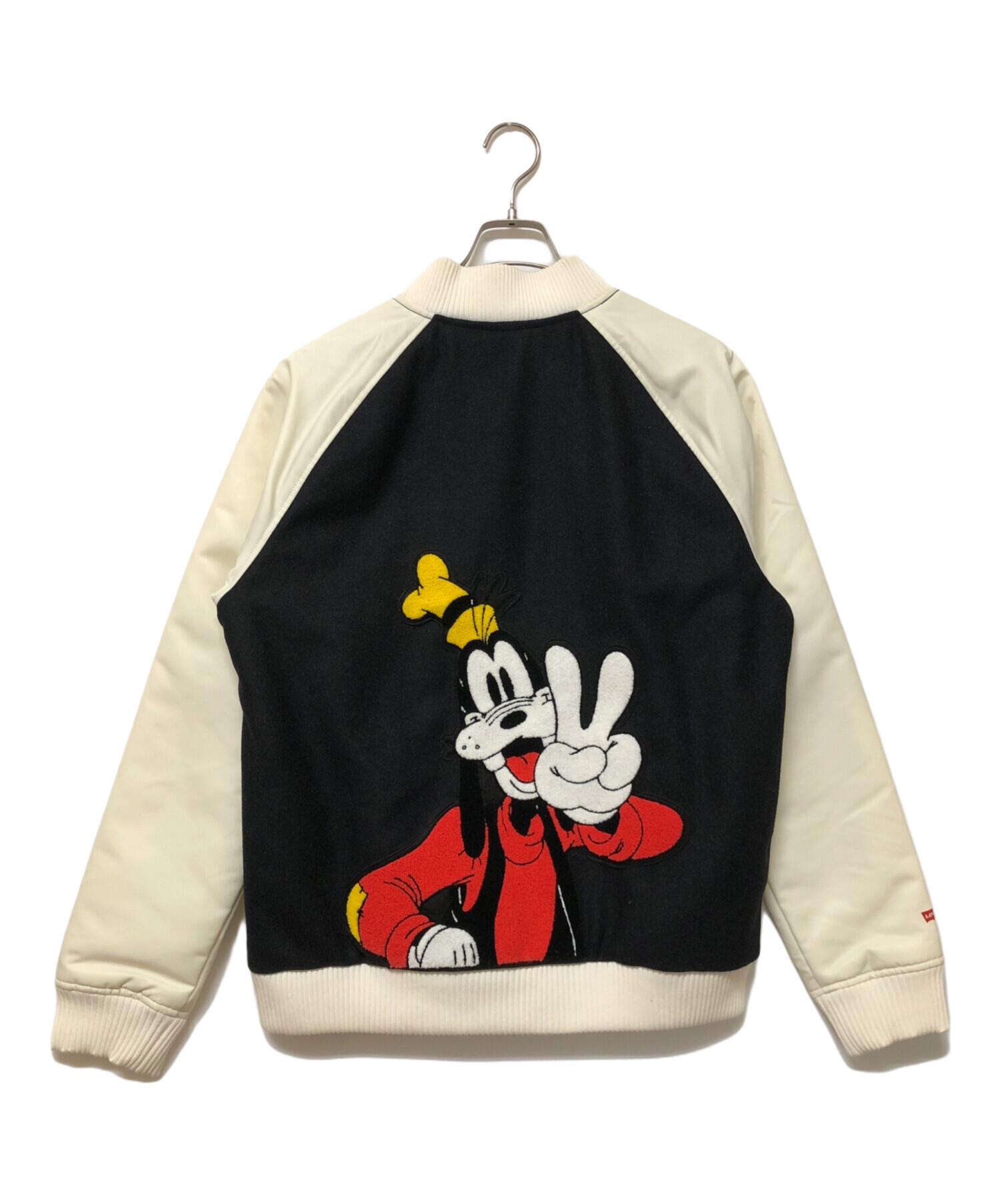 中古・古着通販】LEVI'S (リーバイス) スタジャン ブラック×ホワイト