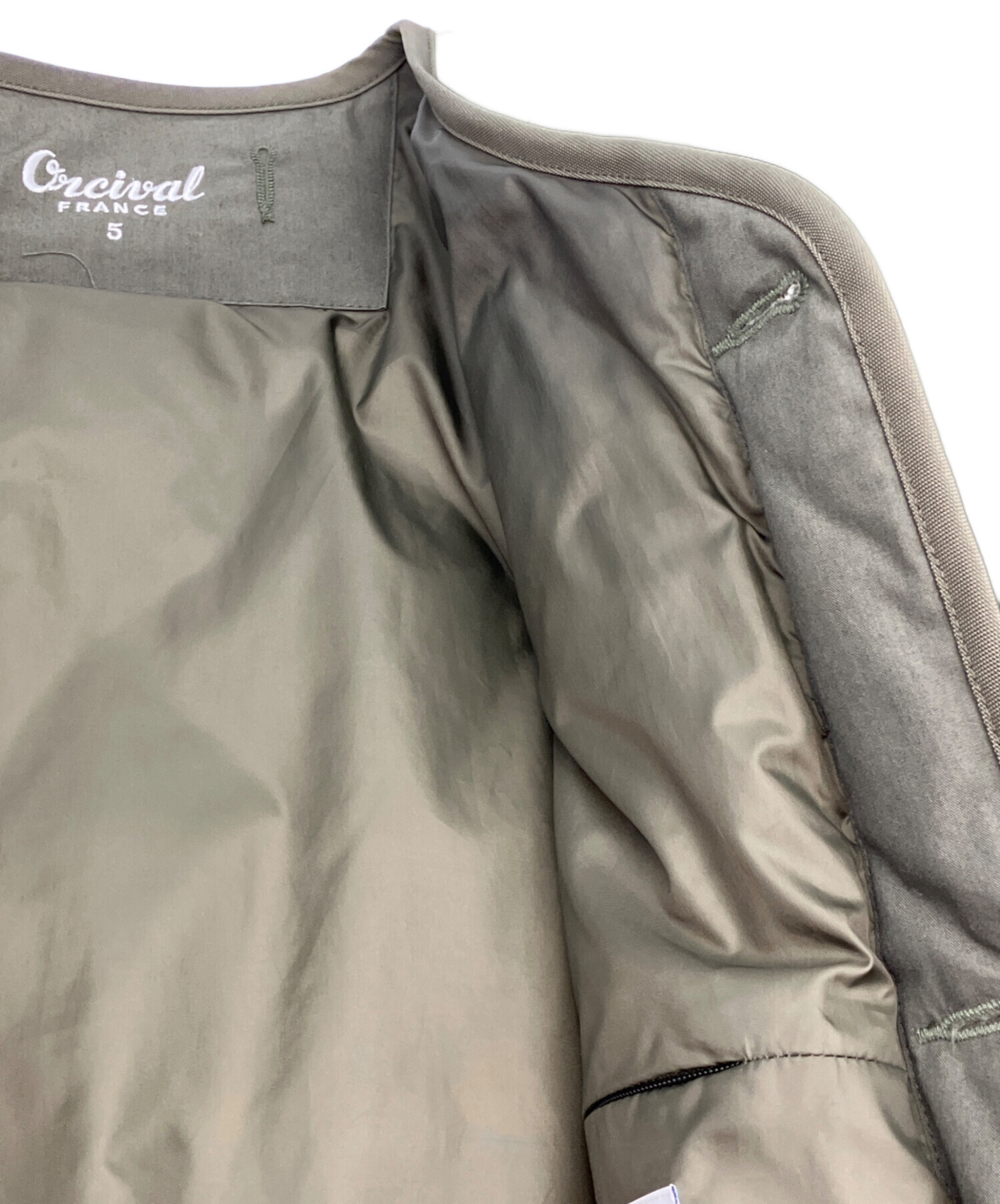 中古・古着通販】ORCIVAL (オーシバル) ダウンジャケット グリーン 