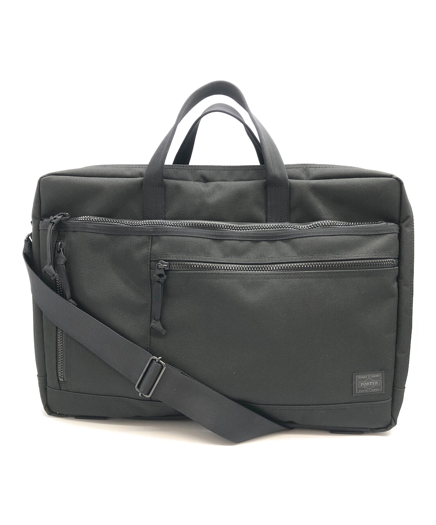 中古・古着通販】PORTER (ポーター) 2WAYビジネスバッグ ブラック