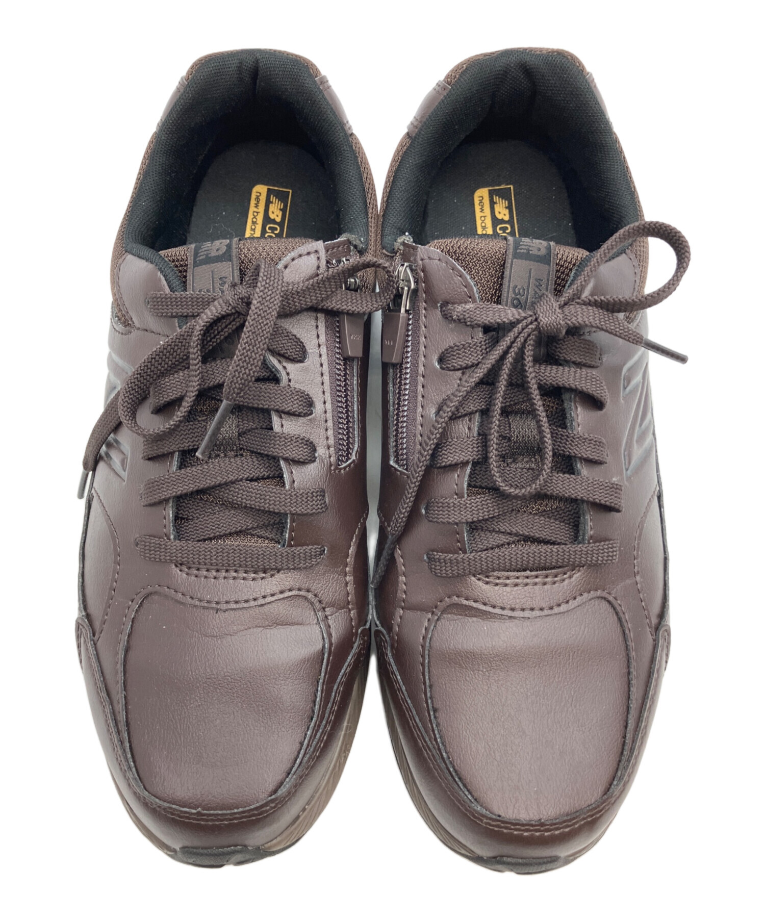 中古・古着通販】NEW BALANCE (ニューバランス) レザースニーカー