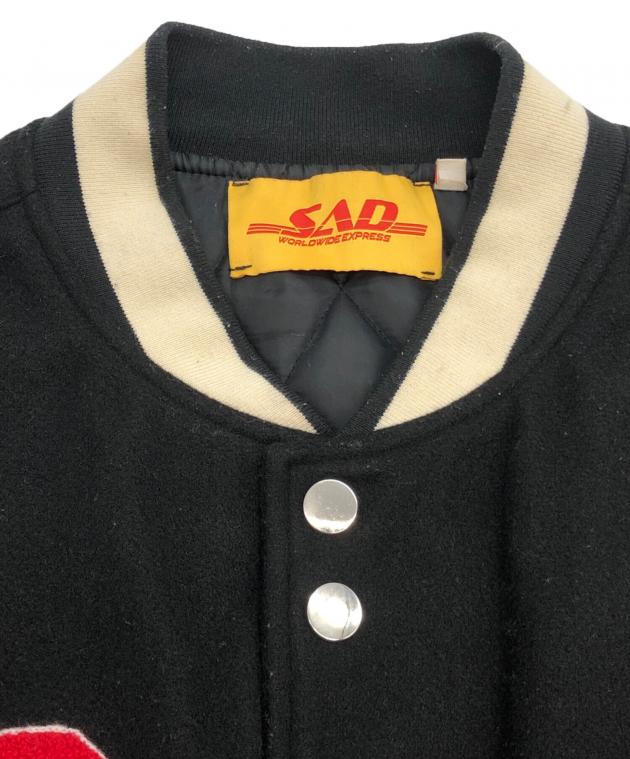 中古・古着通販】SALUTE (サルーテ) スタジャン ブラック×アイボリー