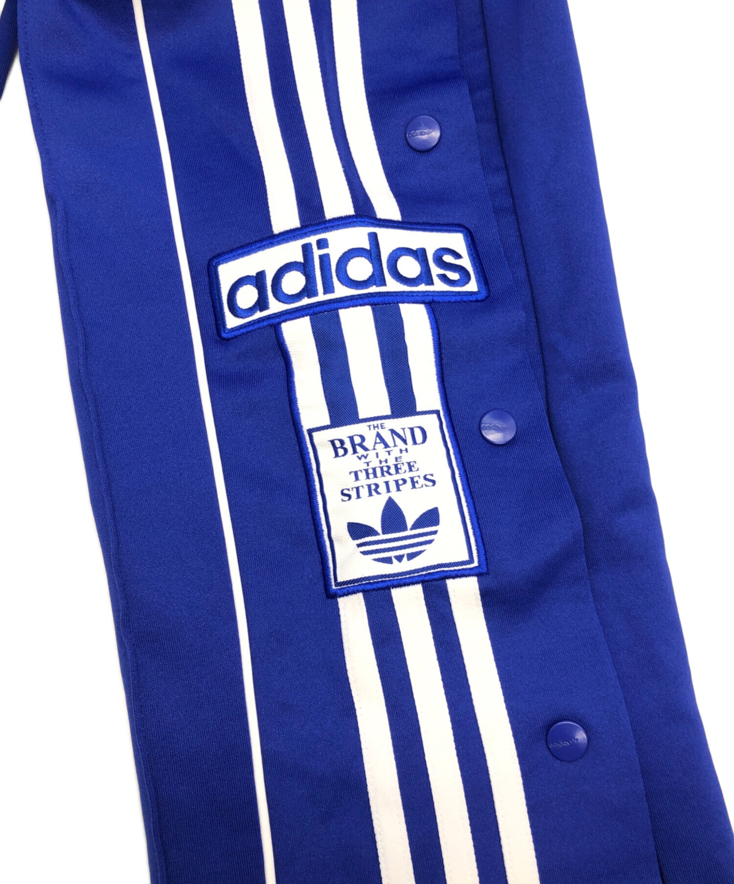 中古・古着通販】adidas (アディダス) トラックパンツ ブルー×ホワイト 