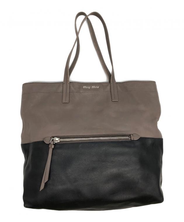 中古・古着通販】MIU MIU (ミュウミュウ) トートバッグ ブラウン