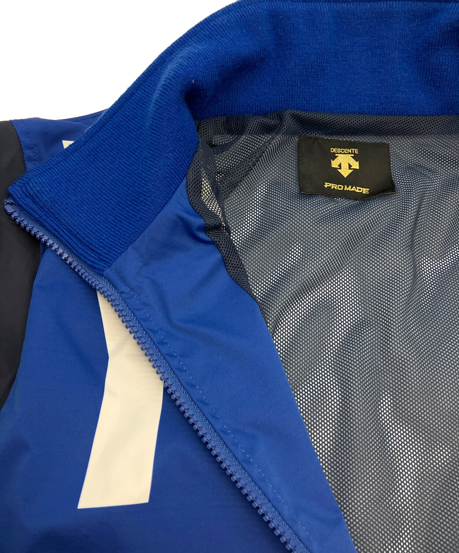 中古・古着通販】DESCENTE (デサント) ジップジャケット ブルー サイズ
