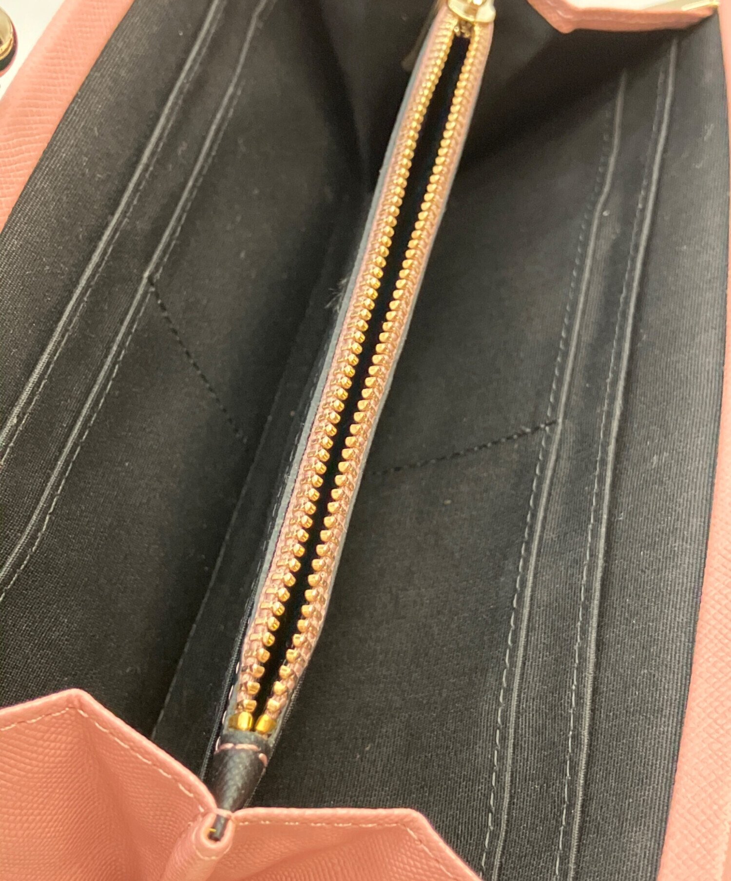 中古・古着通販】Paul Smith (ポールスミス) 長財布 ブラック×ピンク 