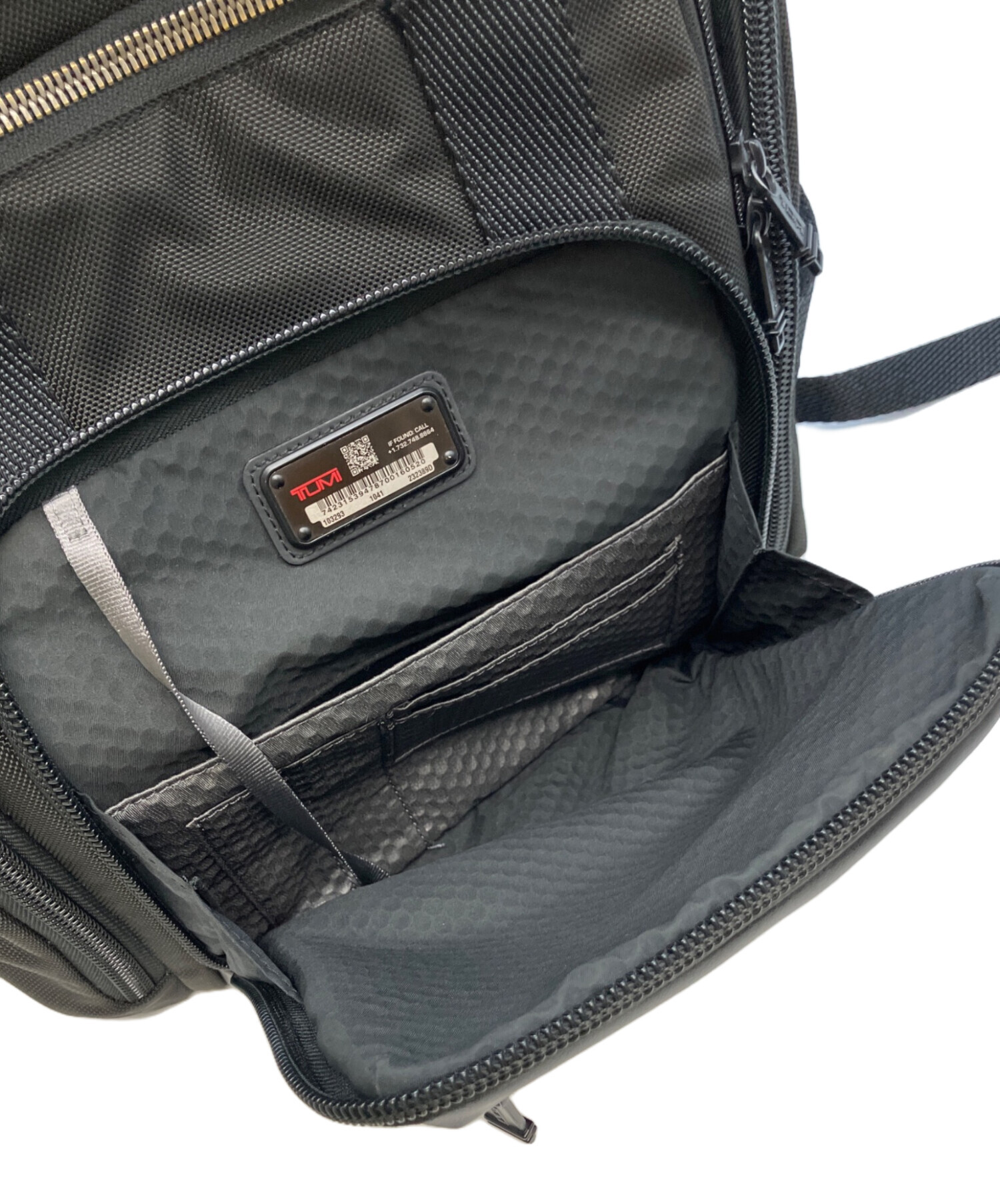【新品未使用】TUMI トゥミ バックパック 中古・古着通販】TUMI (トゥミ) バックパック ブラック｜ブランド