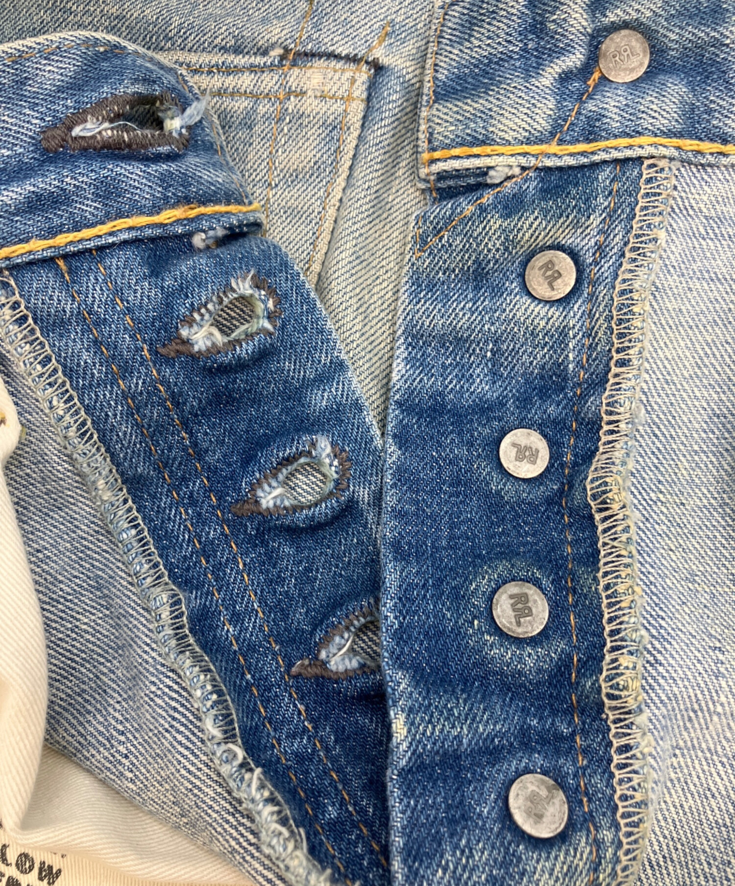 中古・古着通販】RRL (ダブルアールエル) セルビッチデニムパンツ