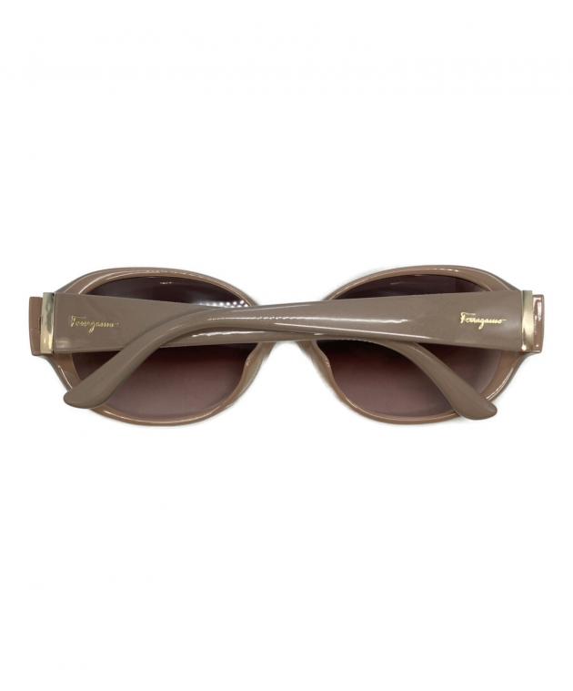 21945✨サルヴァトーレフェラガモ ガンチーニ金具 ローズベージュ サングラス 中古・古着通販】Salvatore Ferragamo (サルヴァトーレ フェラガモ