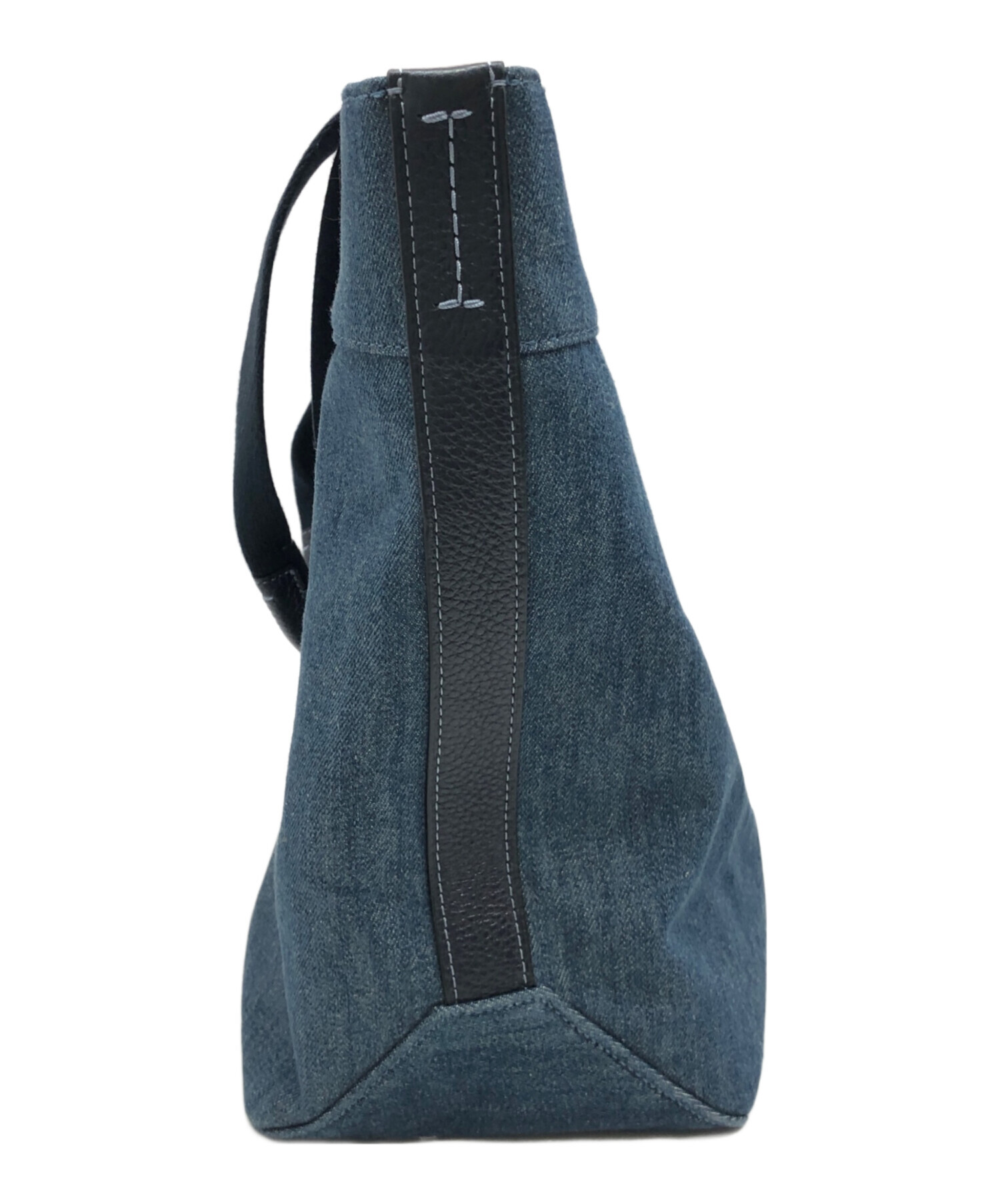 中古・古着通販】COACH (コーチ) デニムトートバッグ ブルー｜ブランド