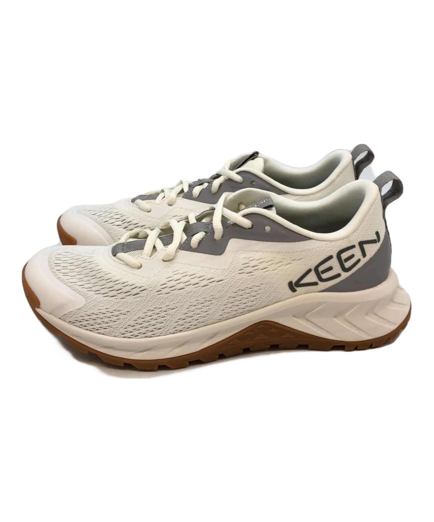 中古・古着通販】KEEN (キーン) スニーカー ホワイト×グレー サイズ 中古・古着通販】KEEN (キーン) スニーカー ホワイト×グレー サイズ