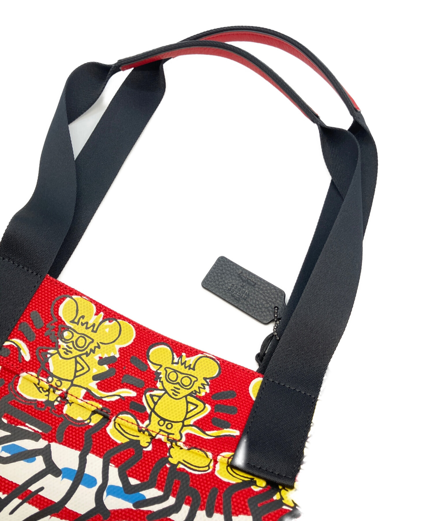 古着　廃盤品　コーチ　トートバッグ　ストライプ　スエード　A4可　y2k 大容量 中古・古着通販】COACH (コーチ) トートバッグ マルチカラー｜ブランド