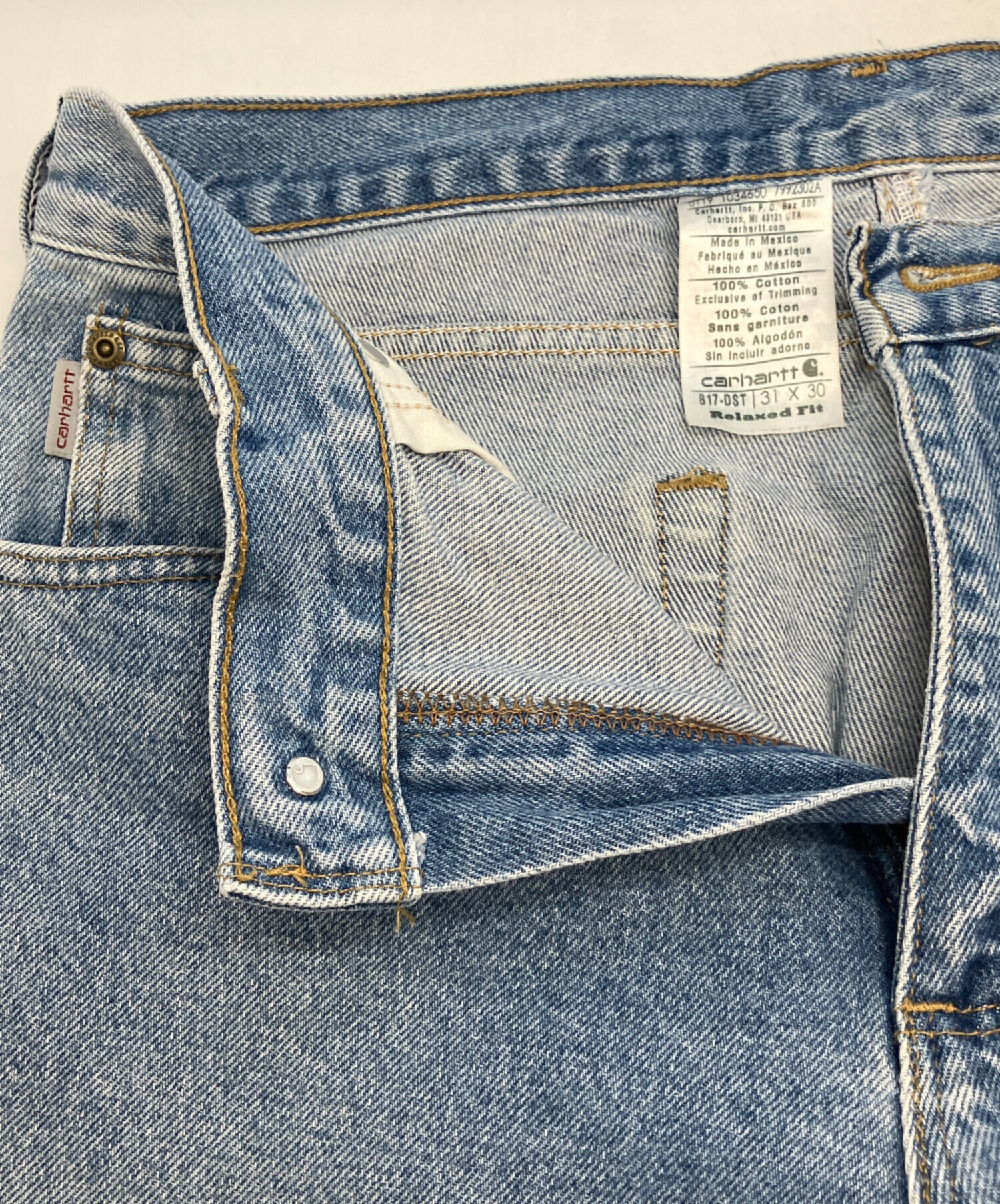中古・古着通販】CarHartt (カーハート) デニムパンツ インディゴ