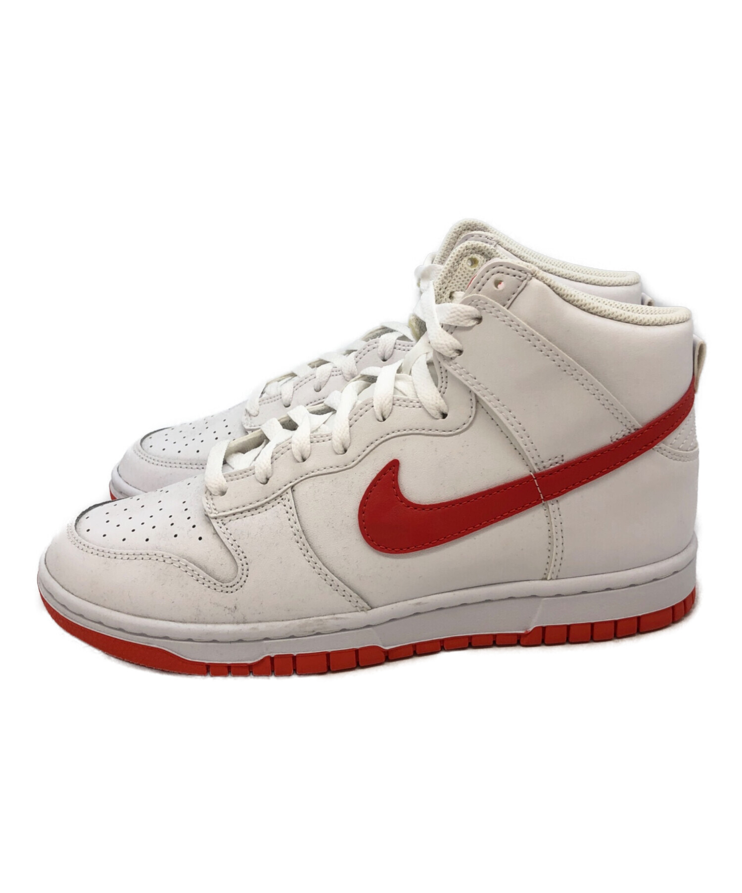 中古・古着通販】NIKE (ナイキ) ハイカットスニーカー オレンジ