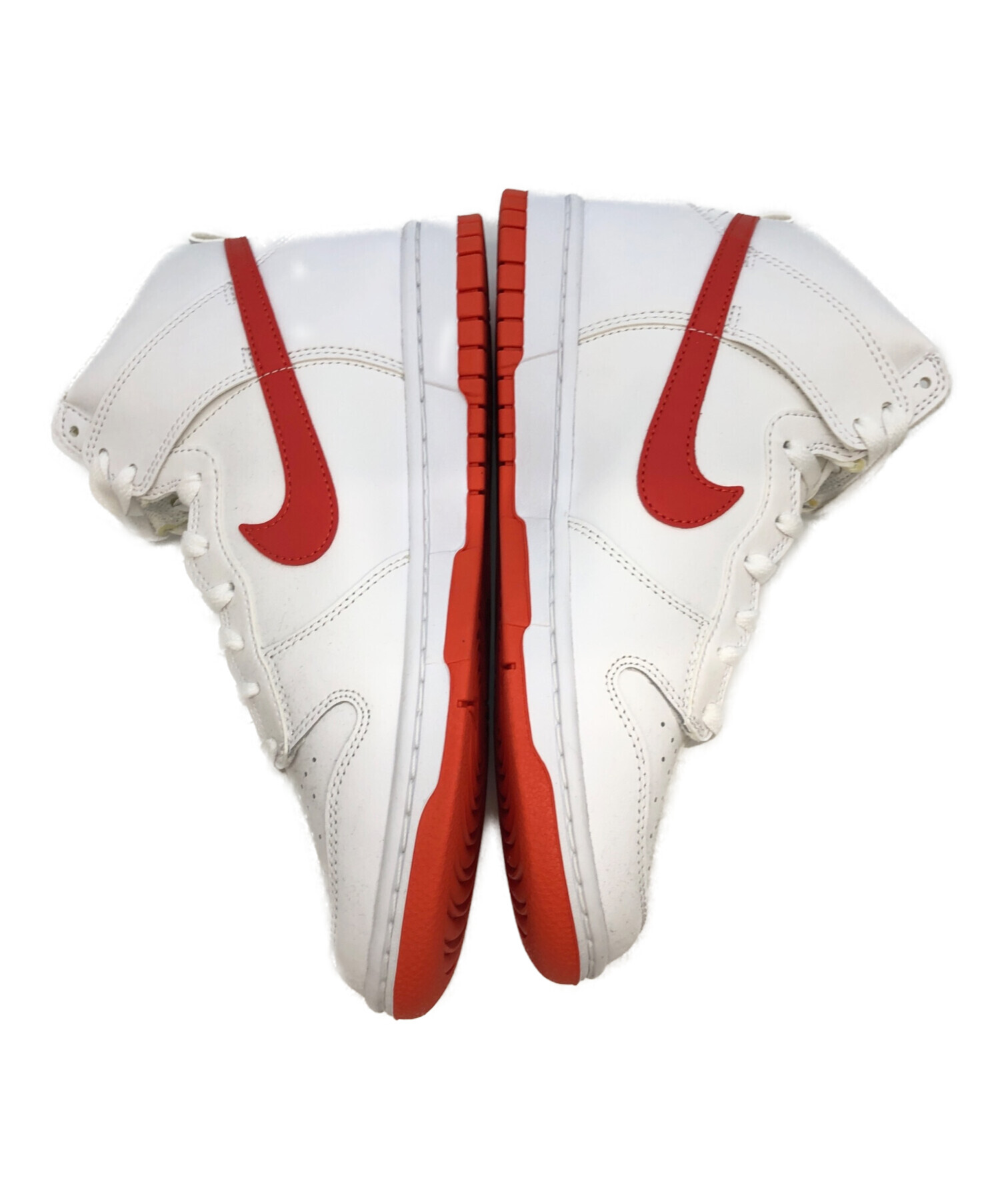 中古・古着通販】NIKE (ナイキ) ハイカットスニーカー オレンジ
