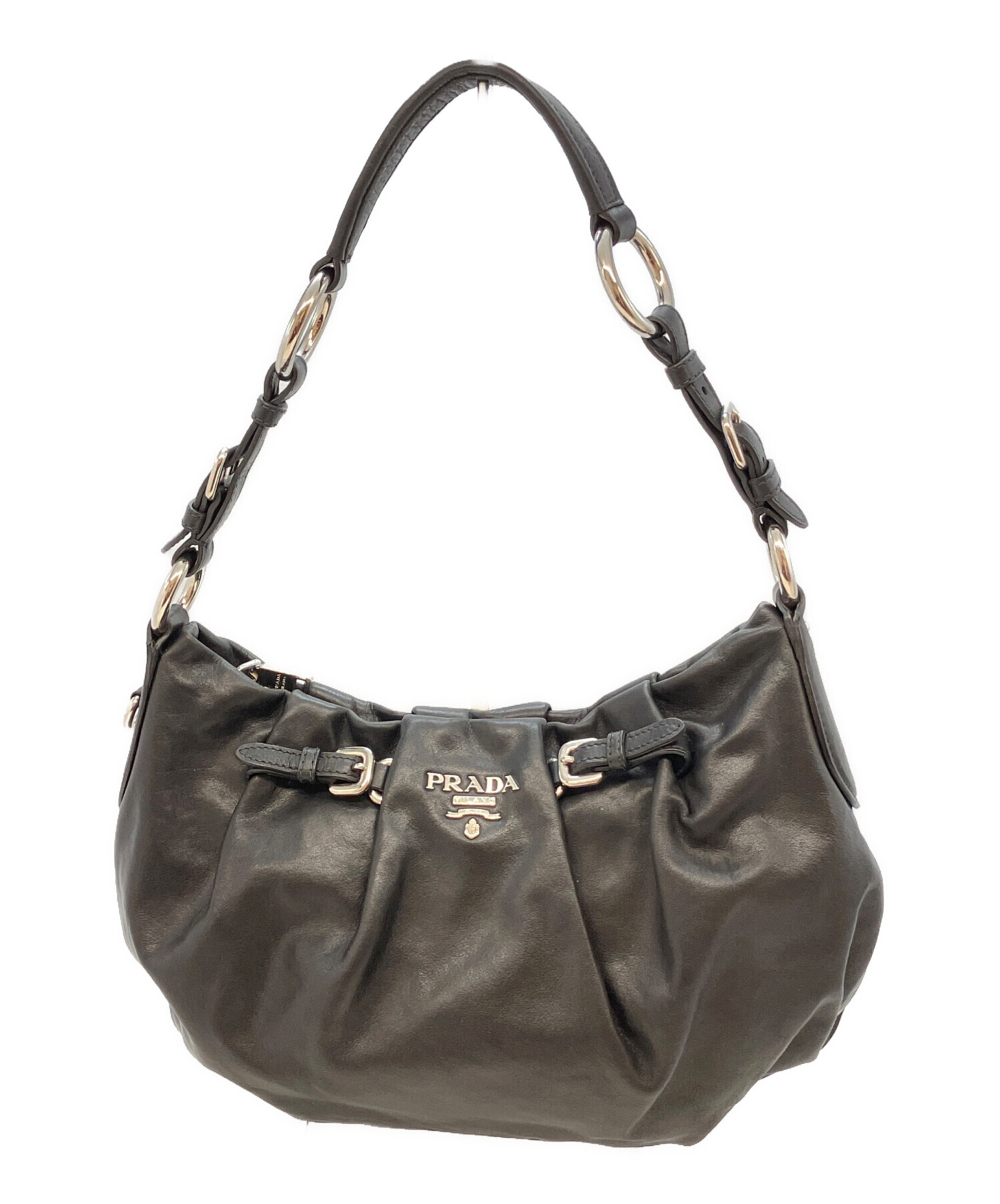 中古・古着通販】PRADA (プラダ) ハンドバッグ ブラック｜ブランド