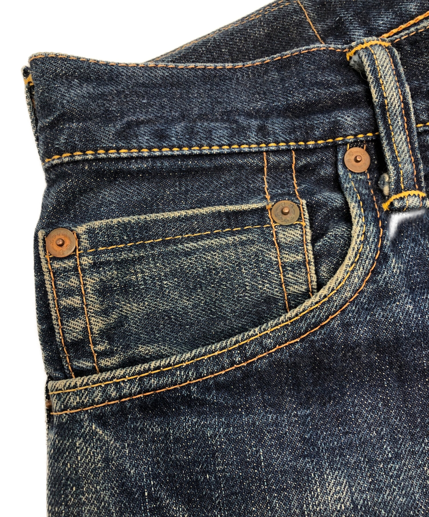 EVISU デニムパンツ Size34 中古・古着通販】EVISU (エヴィス) デニムパンツ インディゴ サイズ