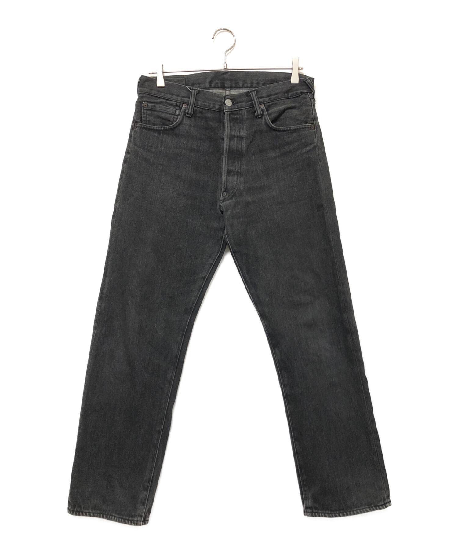 中古・古着通販】EVISU (エヴィス) デニムパンツ グレー サイズ:SIZE