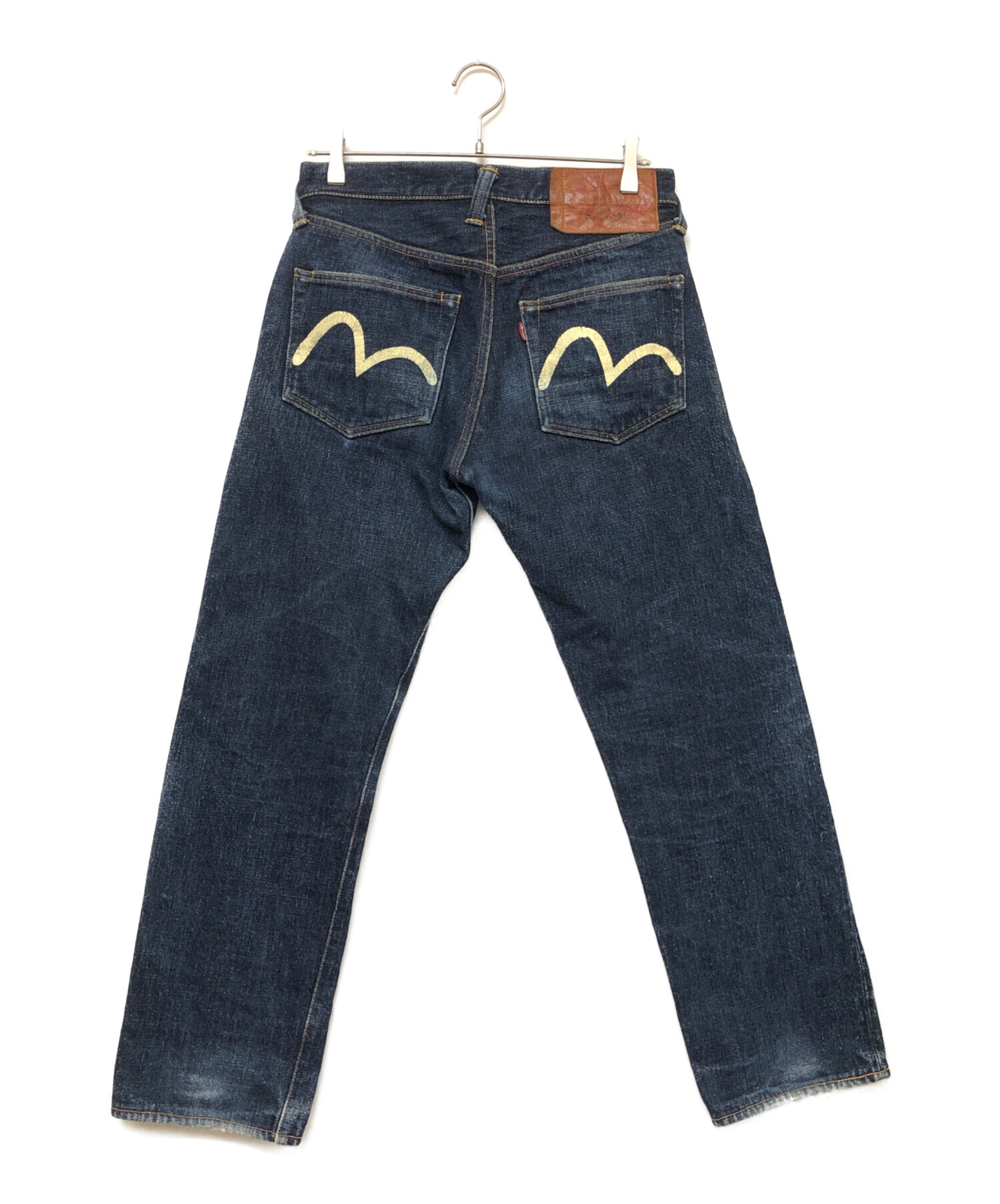 【未使用】EVISU デニムパンツ　33　インディゴ 中古・古着通販】EVISU (エヴィス) デニムパンツ インディゴ サイズ