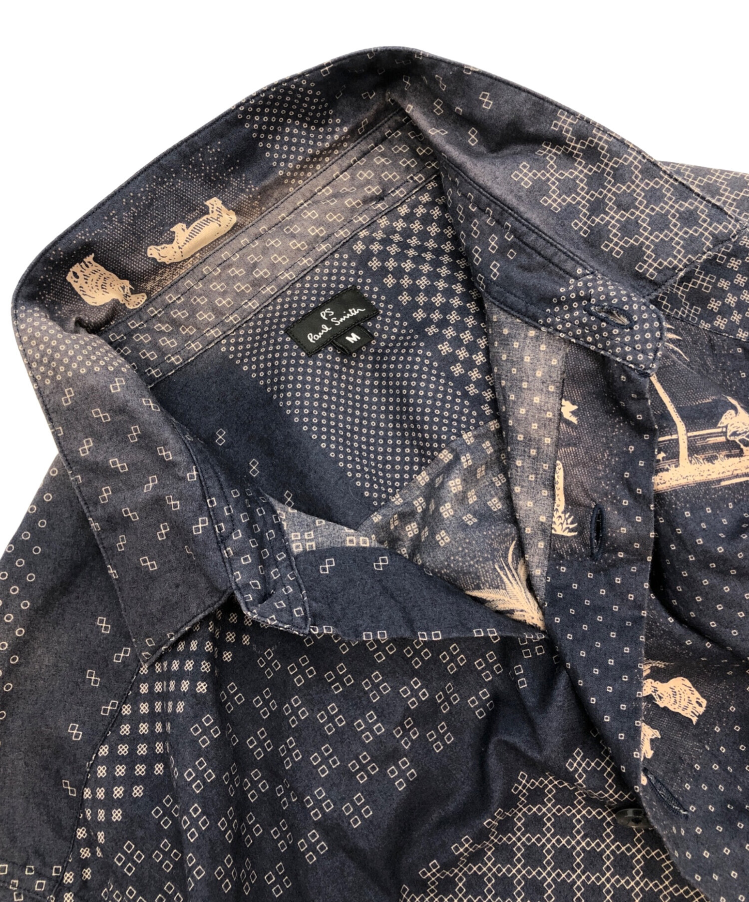 中古・古着通販】PAUL SMITH (ポールスミス) 長袖シャツ ネイビー