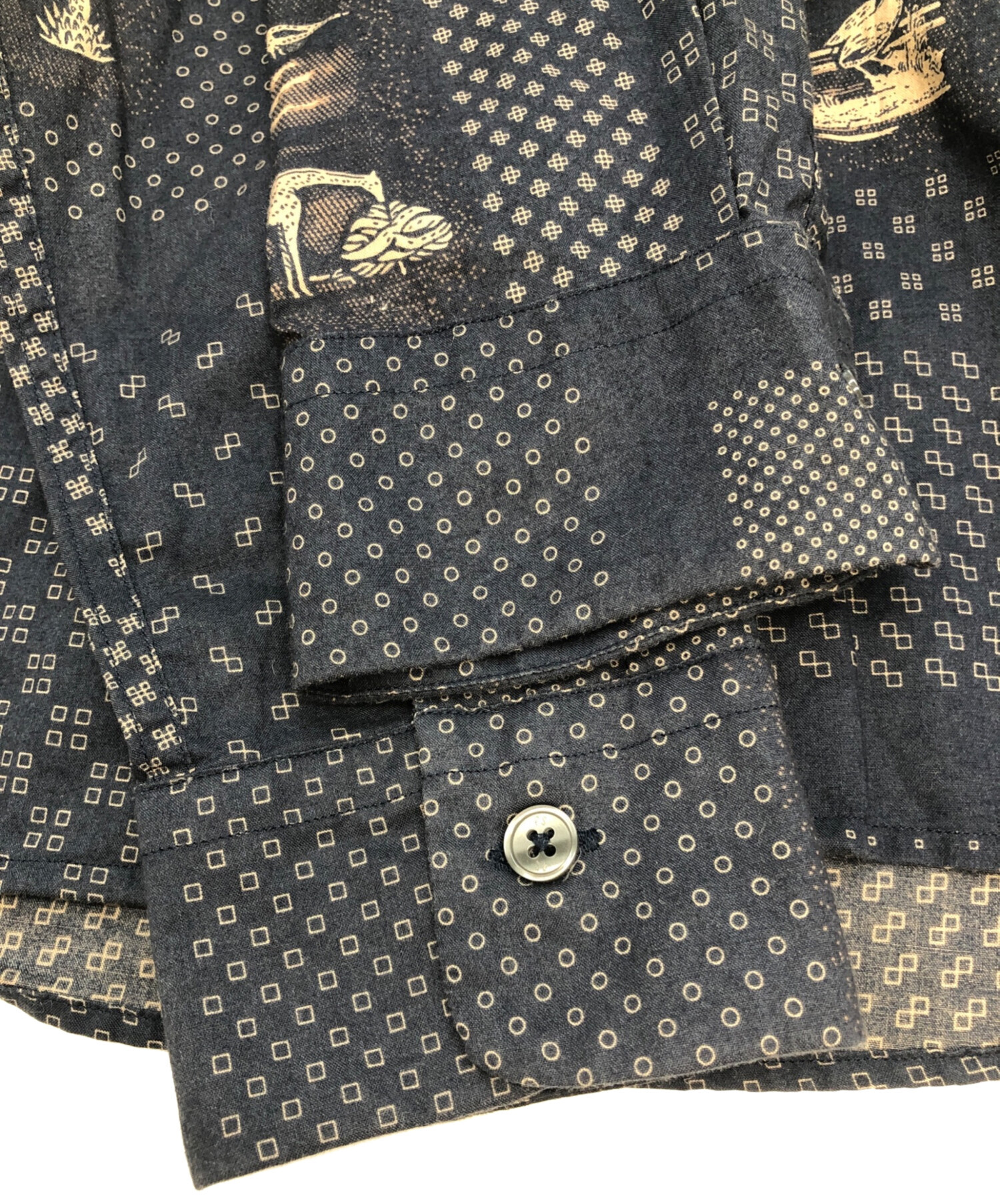 中古・古着通販】PAUL SMITH (ポールスミス) 長袖シャツ ネイビー