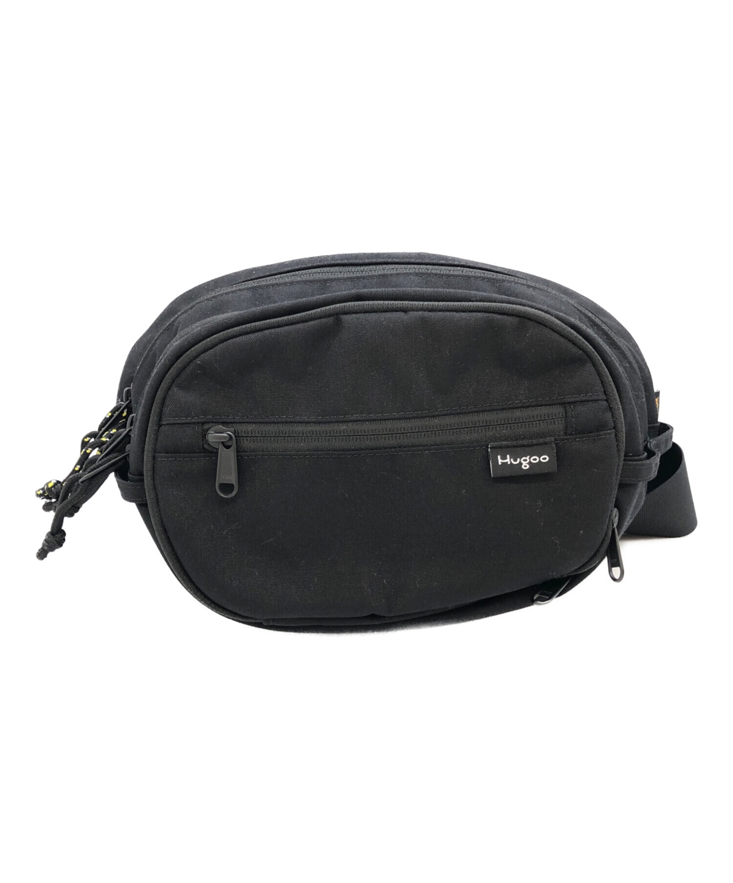 中古・古着通販】Hugoo (ハグー) ショルダーバッグ ブラック×イエロー