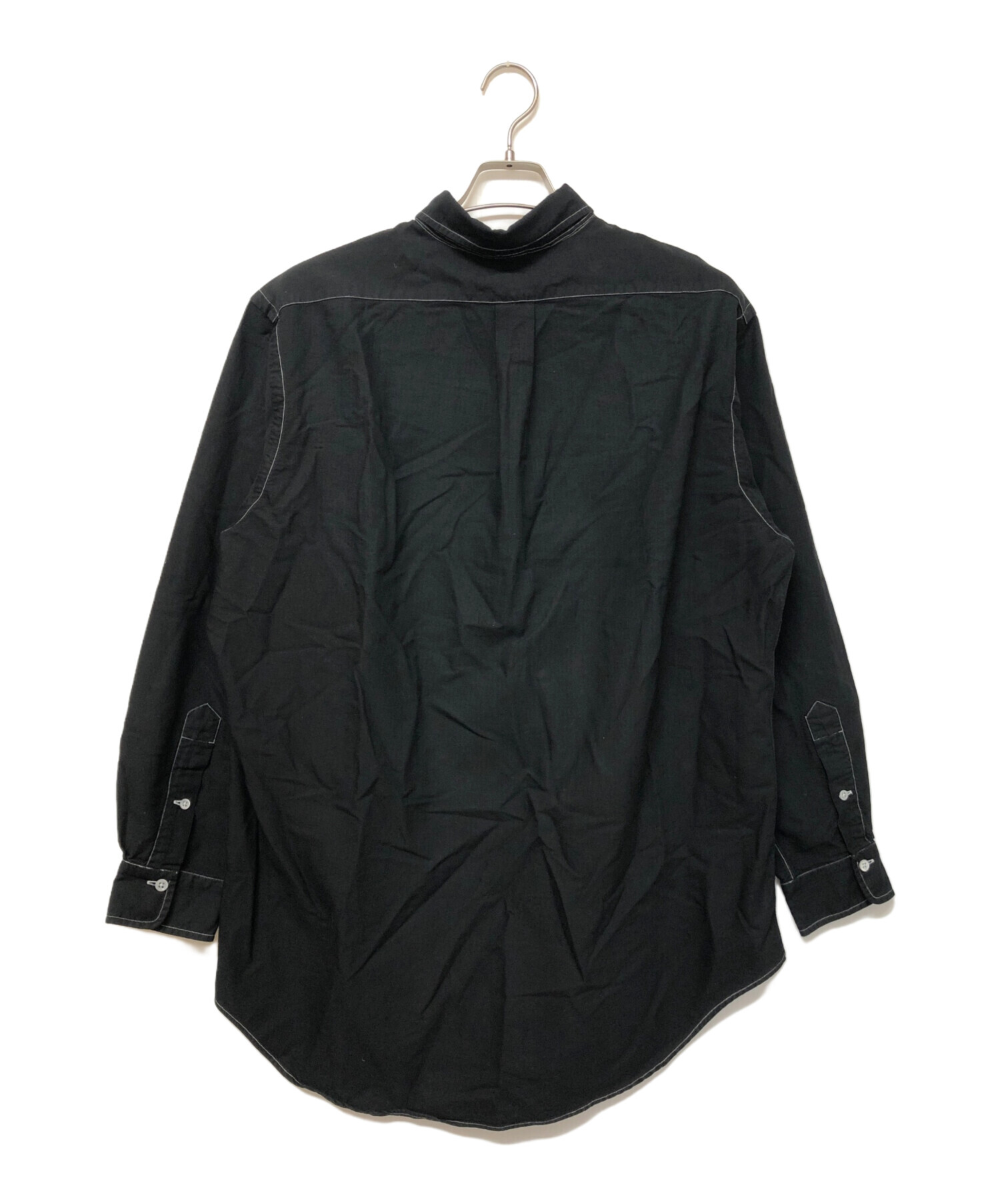 中古・古着通販】RALPH LAUREN (ラルフローレン) 長袖シャツ ブラック