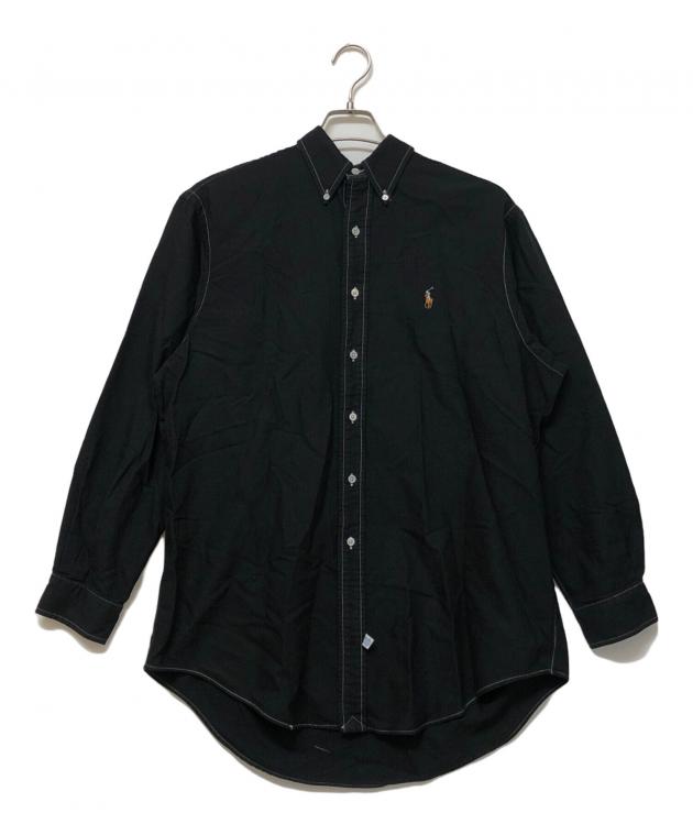 ラルフローレン Ralph Lauren 古着 シャツ Mサイズ ブラック 黒 中古・古着通販】RALPH LAUREN (ラルフローレン) 長袖シャツ ブラック