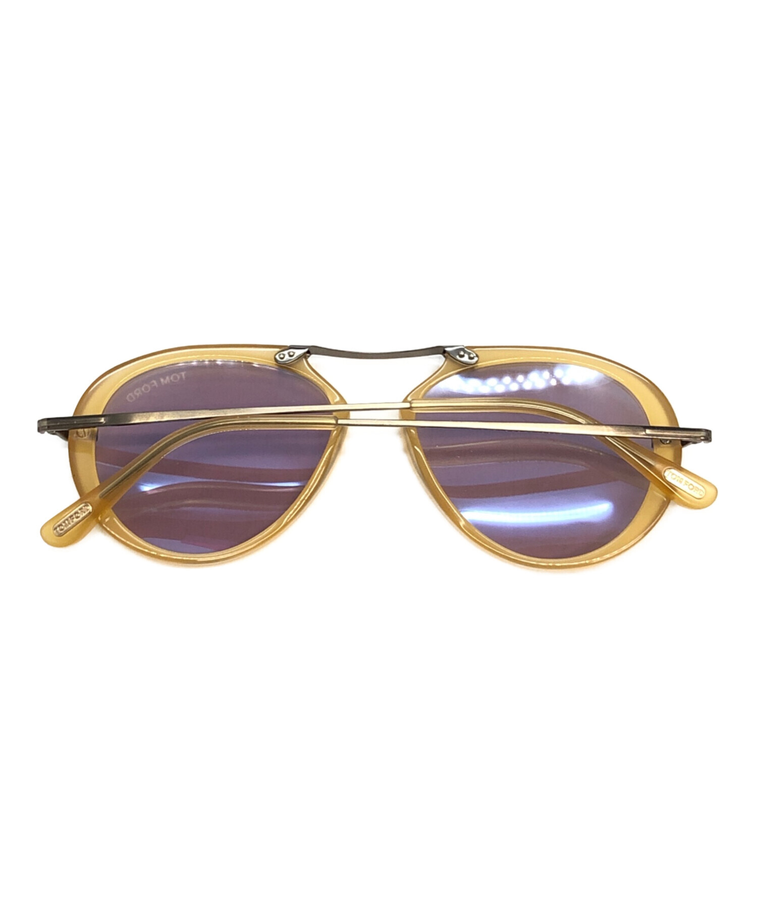 中古・古着通販】TOM FORD (トムフォード) Aaron サングラス イエロー 