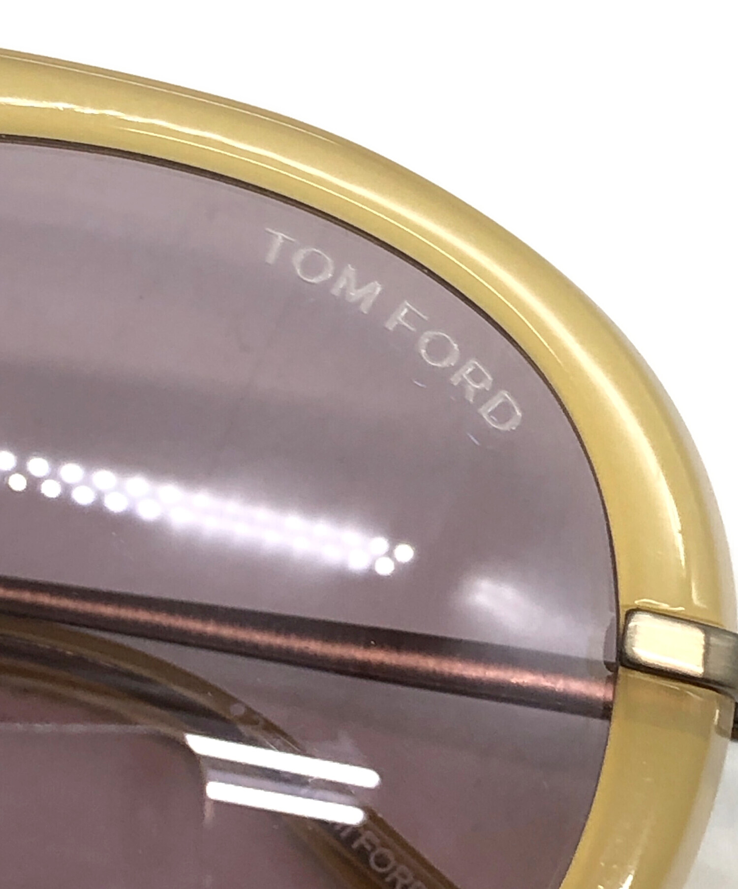 中古・古着通販】TOM FORD (トムフォード) Aaron サングラス イエロー 