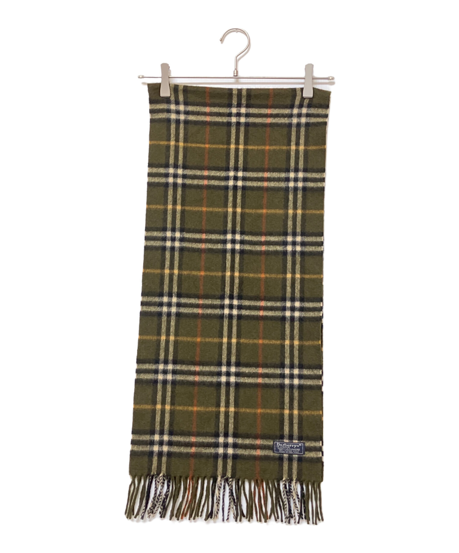 中古・古着通販】Burberry's (バーバリーズ) マフラー グリーン