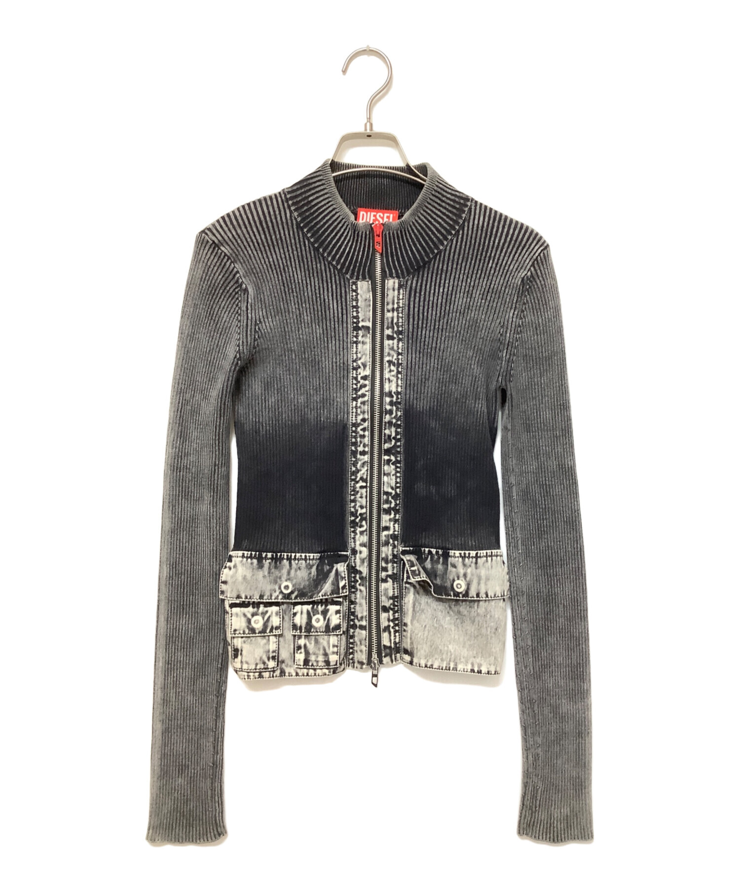 中古・古着通販】DIESEL (ディーゼル) ジップジャケット グレー サイズ