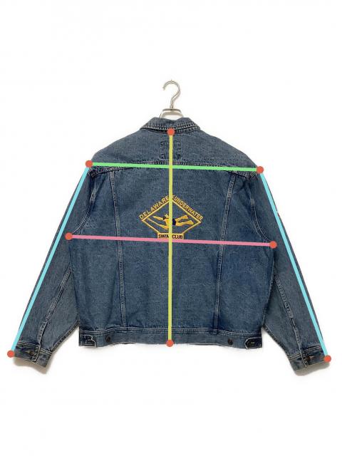 中古・古着通販】LEE (リー) デニムジャケット ブルー サイズ:XL