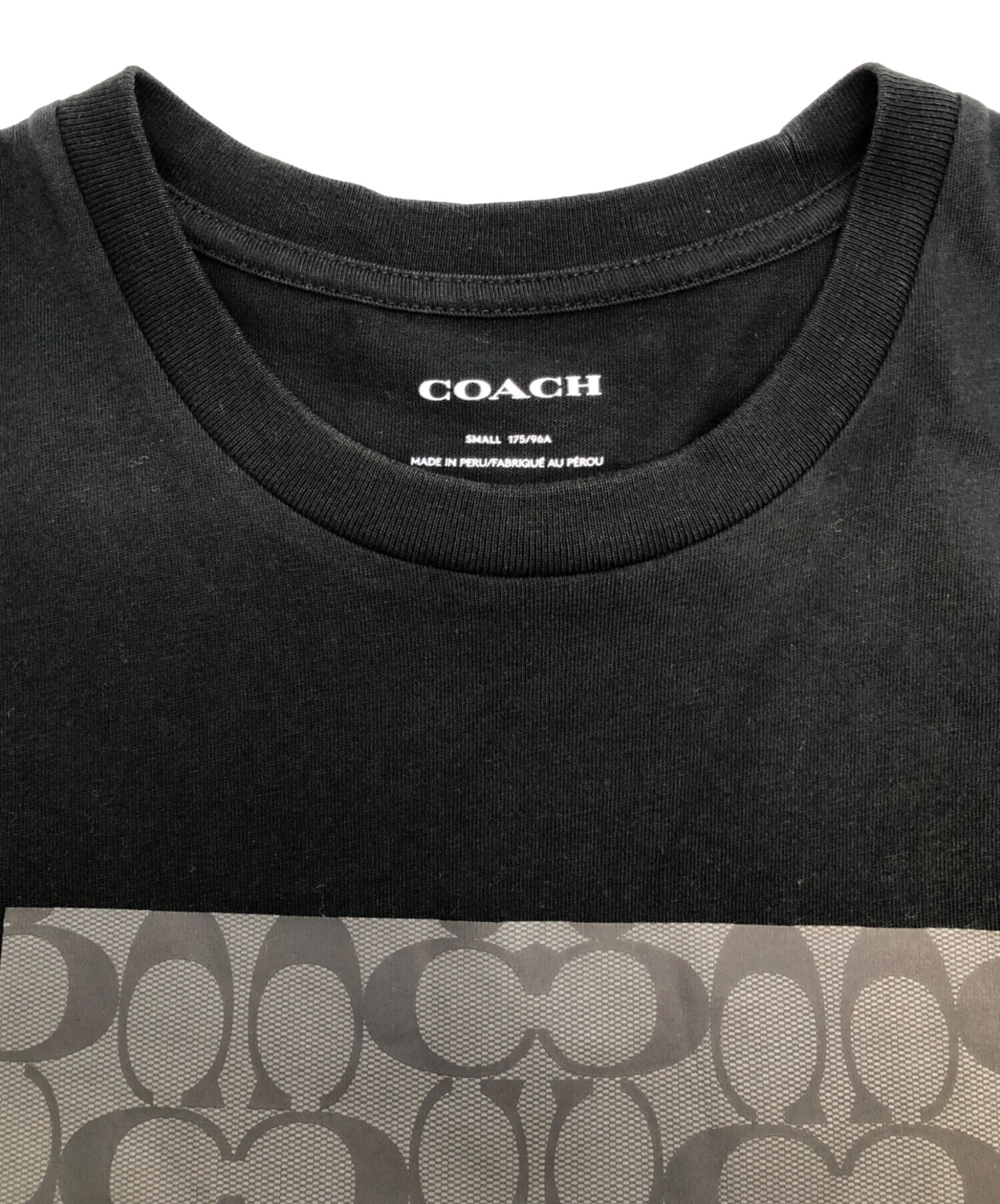 コーチ 半袖 tシャツ シグネチャー 未使用品 かず様 中古・古着通販】COACH (コーチ) シグネチャー スクエア Tシャツ
