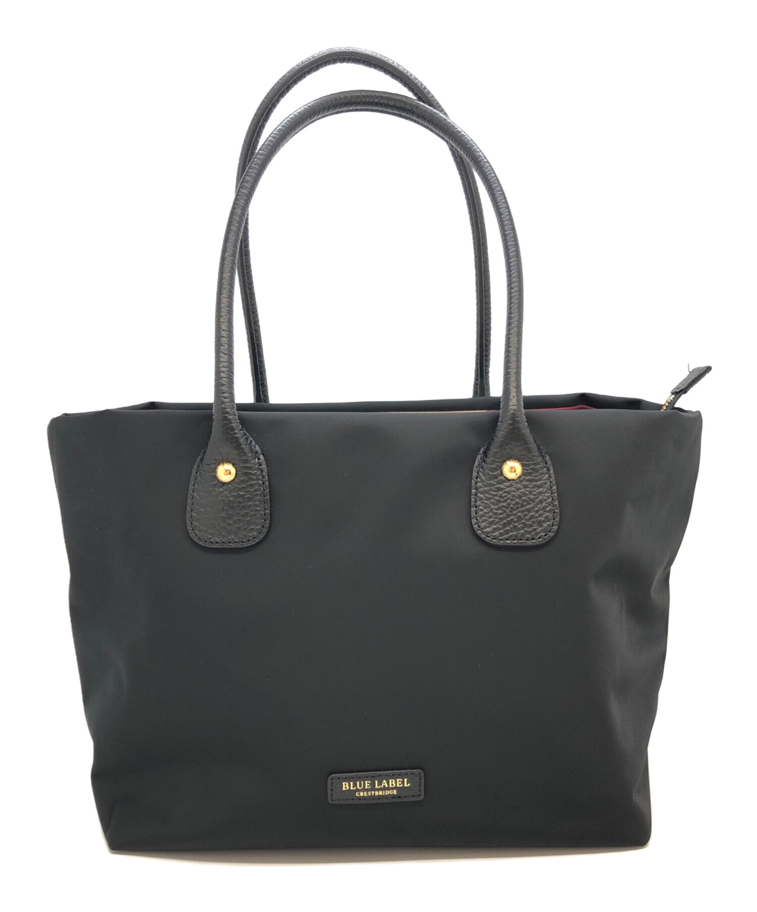 ★未使用品★ ブルーレーベル クレストブリッジ ナイロン トートバッグ ブラック 中古・古着通販】BLUE LABEL CRESTBRIDGE (ブルーレーベルクレスト