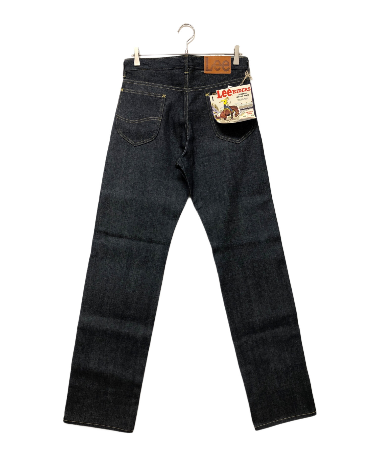 中古・古着通販】LEE (リー) ワイドデニムパンツ ネイビー サイズ:SIZE
