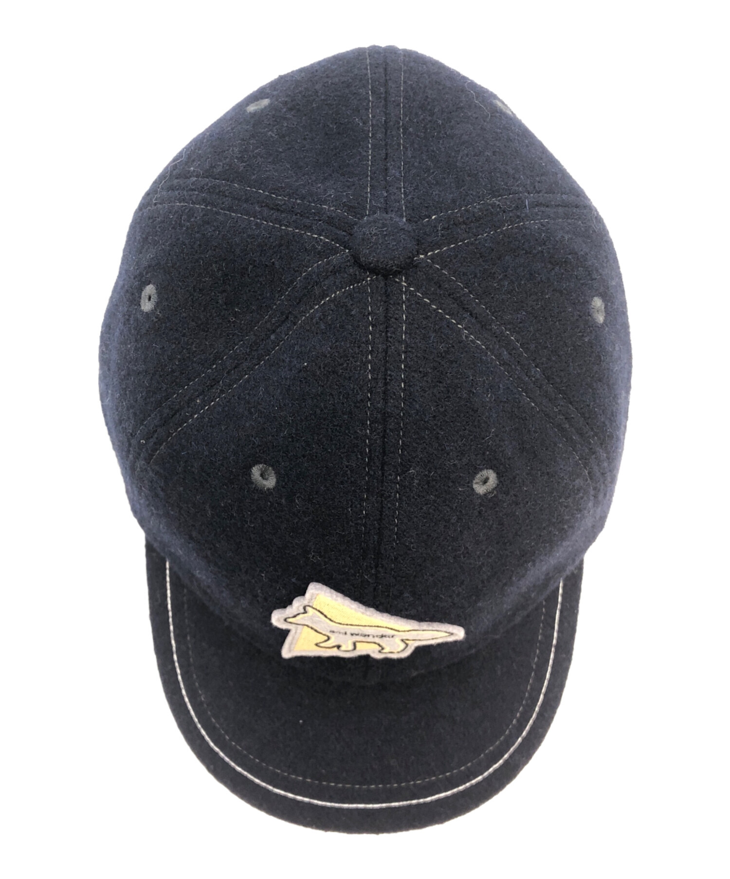 中古・古着通販】MAISON KITSUNE (メゾンキツネ) キャップ ネイビー