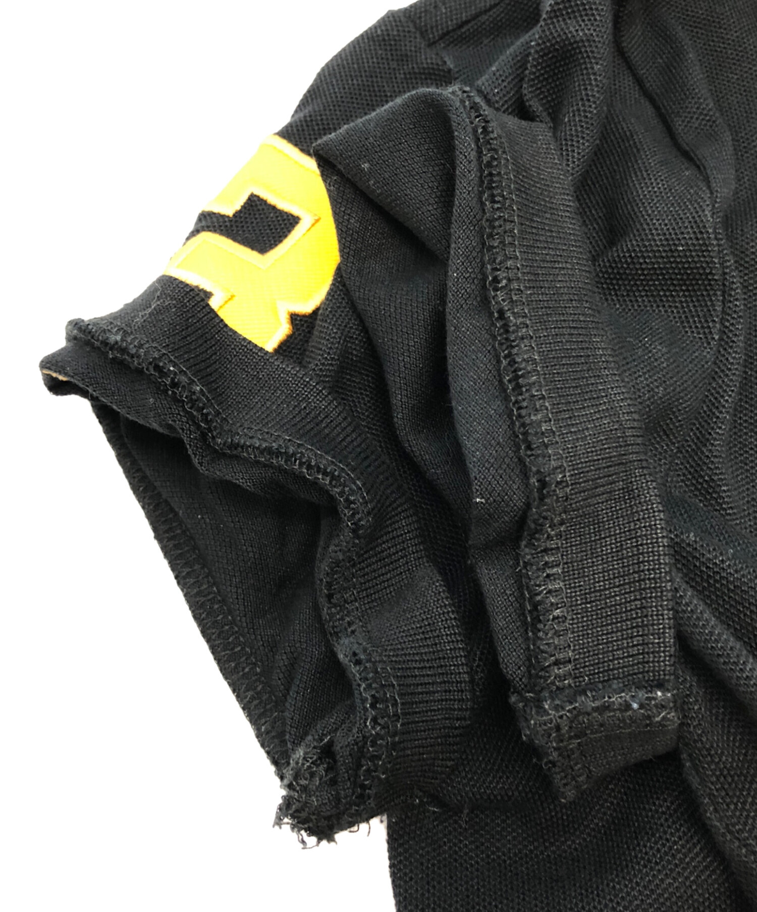 Polo Ralph Lauren 半袖ポロシャツ ブラック×イエロー 中古・古着通販】POLO RALPH LAUREN (ポロ・ラルフローレン) 半袖