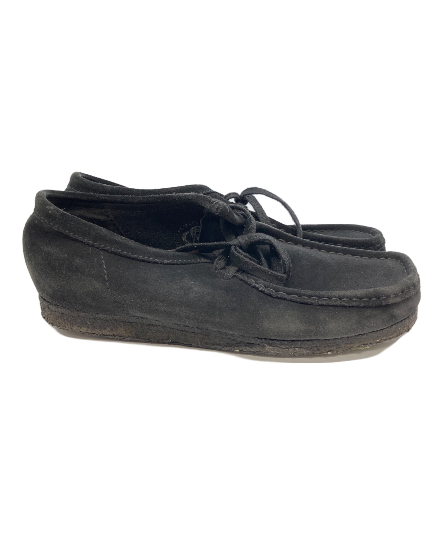 中古・古着通販】CLARKS (クラークス) ワラビーシューズ ブラック