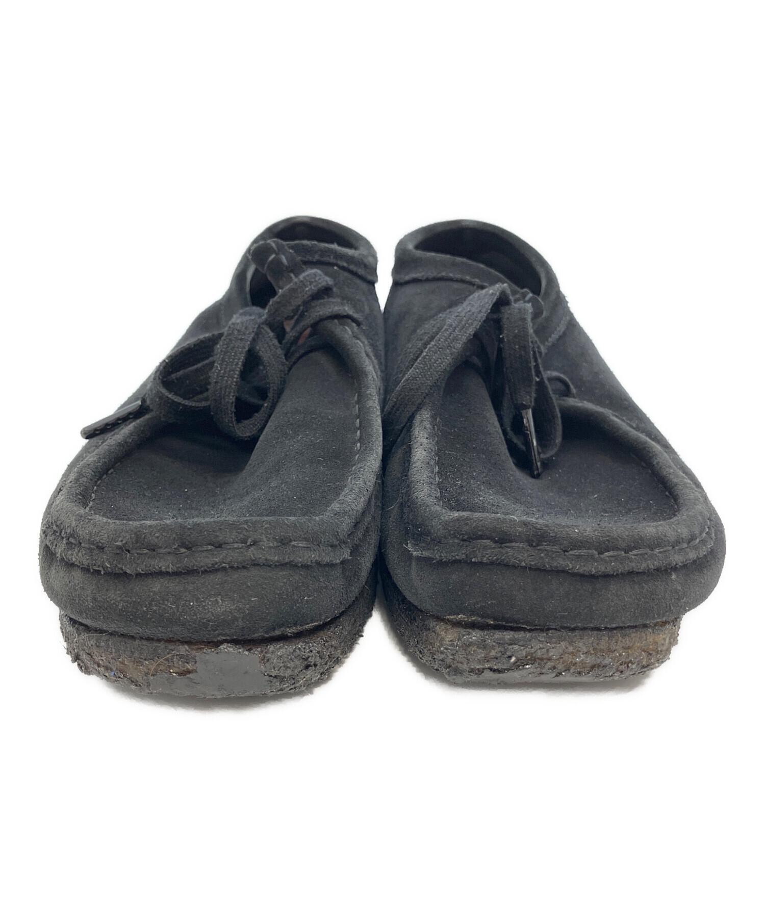 中古・古着通販】CLARKS (クラークス) ワラビーシューズ ブラック