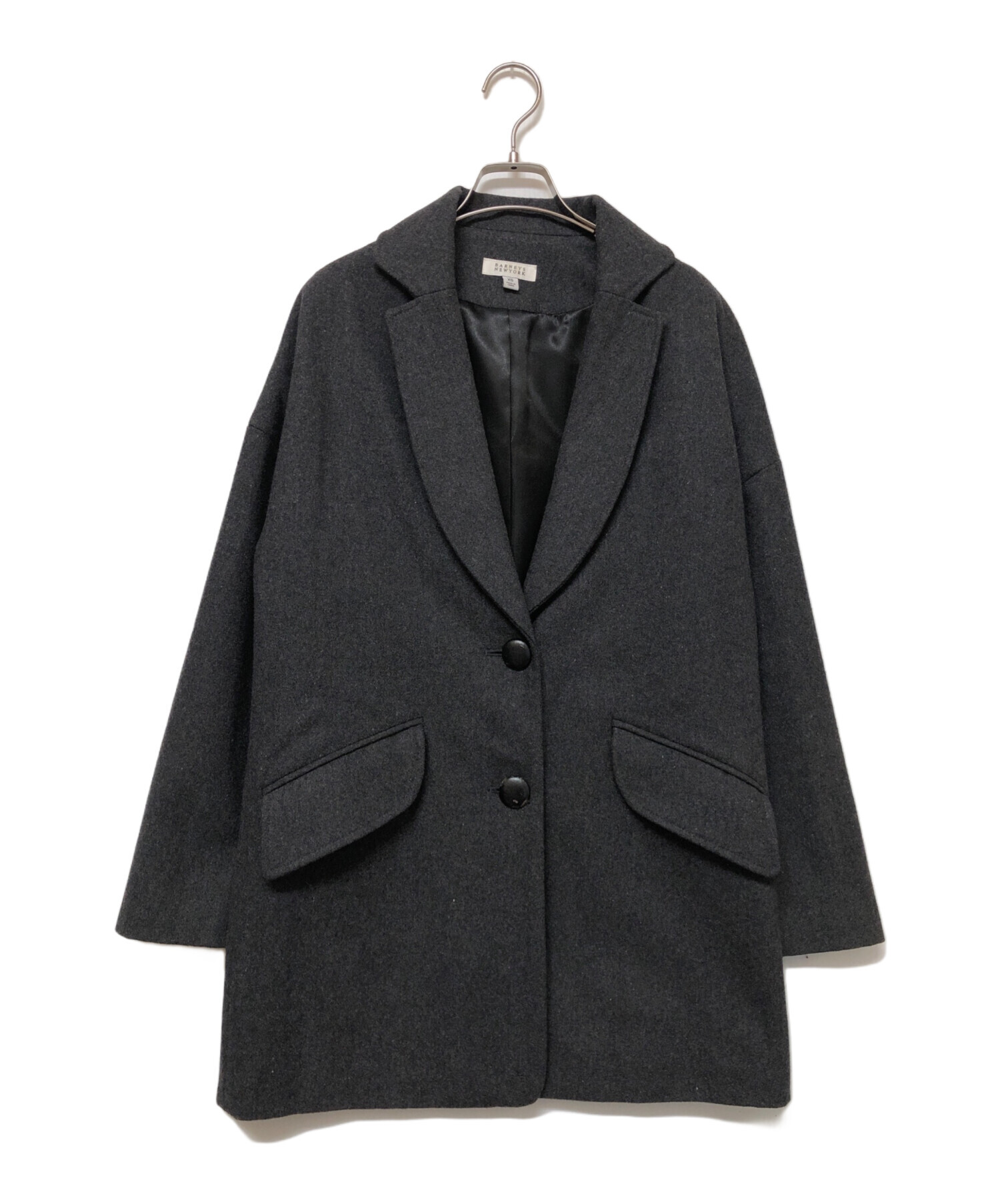 バーニーズニューヨーク イタリア製 ベルテッドコート ウール XL相当 美品 中古・古着通販】BARNEYS NEWYORK (バーニーズ・ニューヨーク) ウール