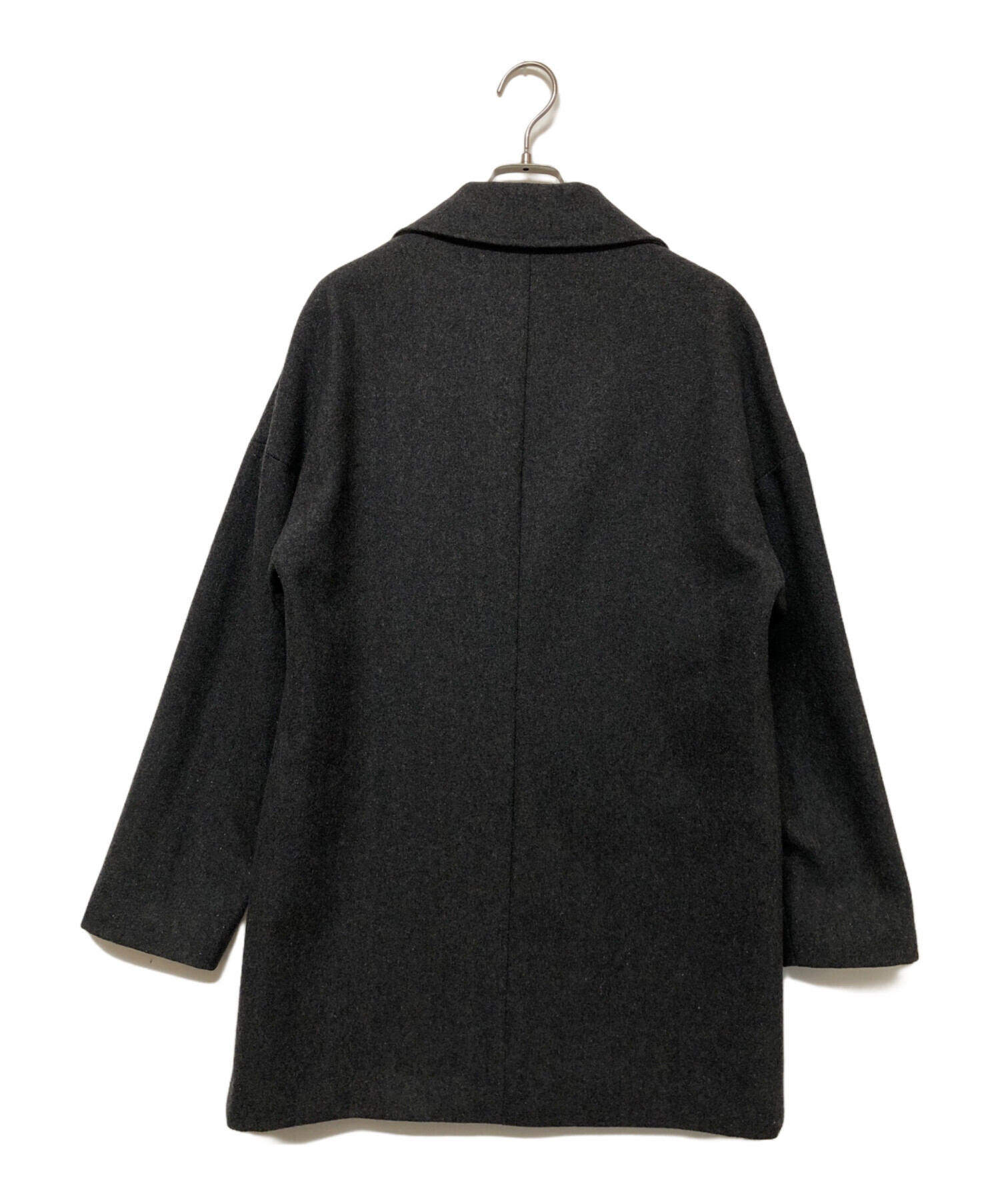 【美品】バーニーズニューヨーク ウールコート グレー XL相当 中古・古着通販】BARNEYS NEWYORK (バーニーズ・ニューヨーク) ウール