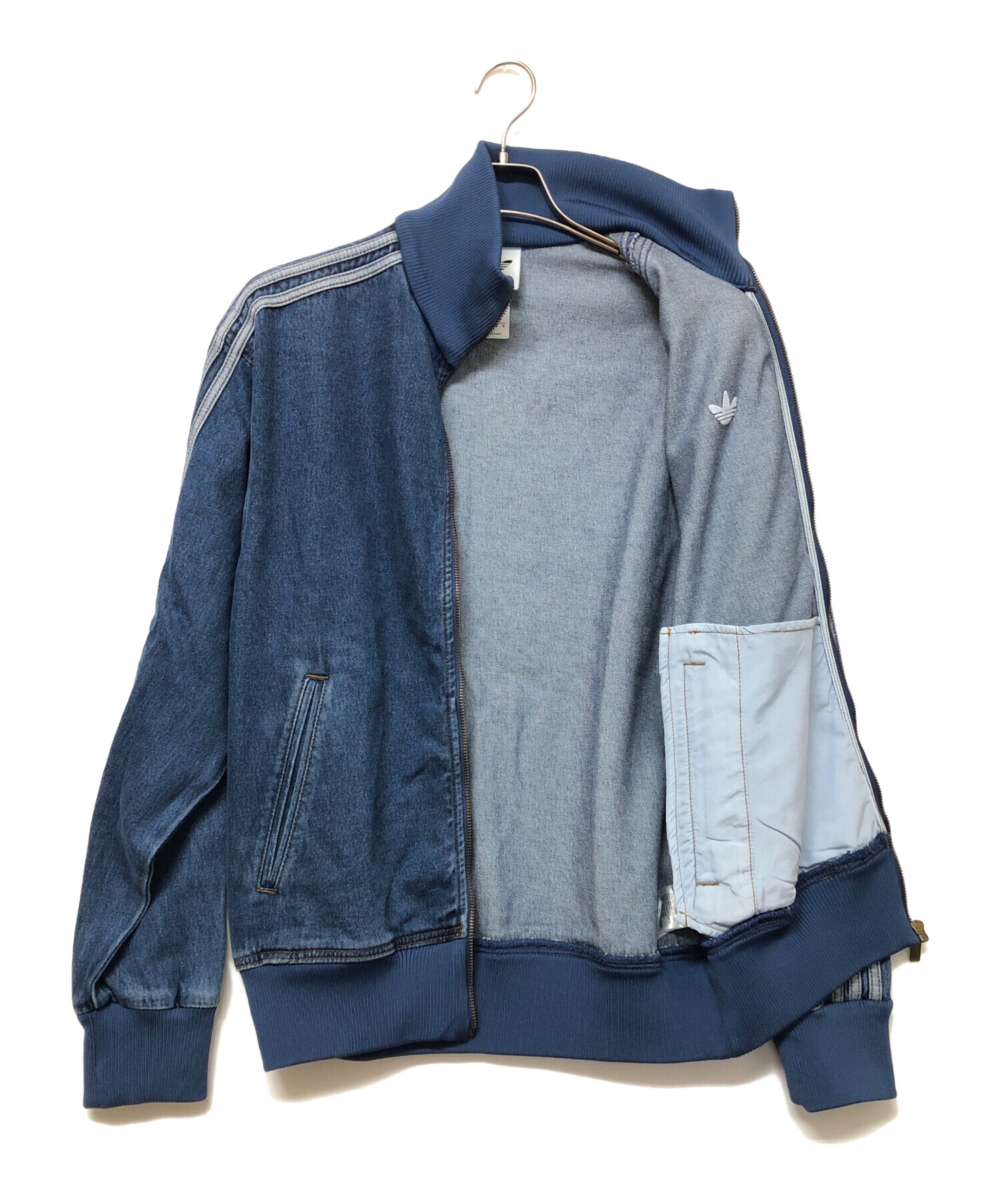 さ*お様  デニムトラックジャケット 中古・古着通販】adidas (アディダス) トラックデニムジャケット