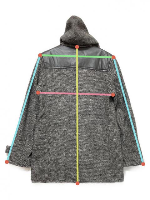中古・古着通販】JOSEPH HOMME (ジョゼフ オム) ダッフルコート グレー