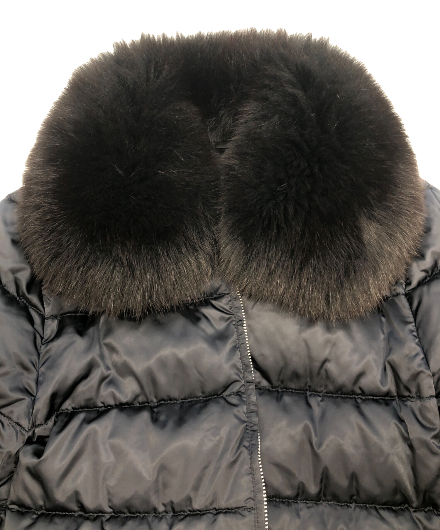 中古・古着通販】PRADA (プラダ) ダウンジャケット ブラック サイズ