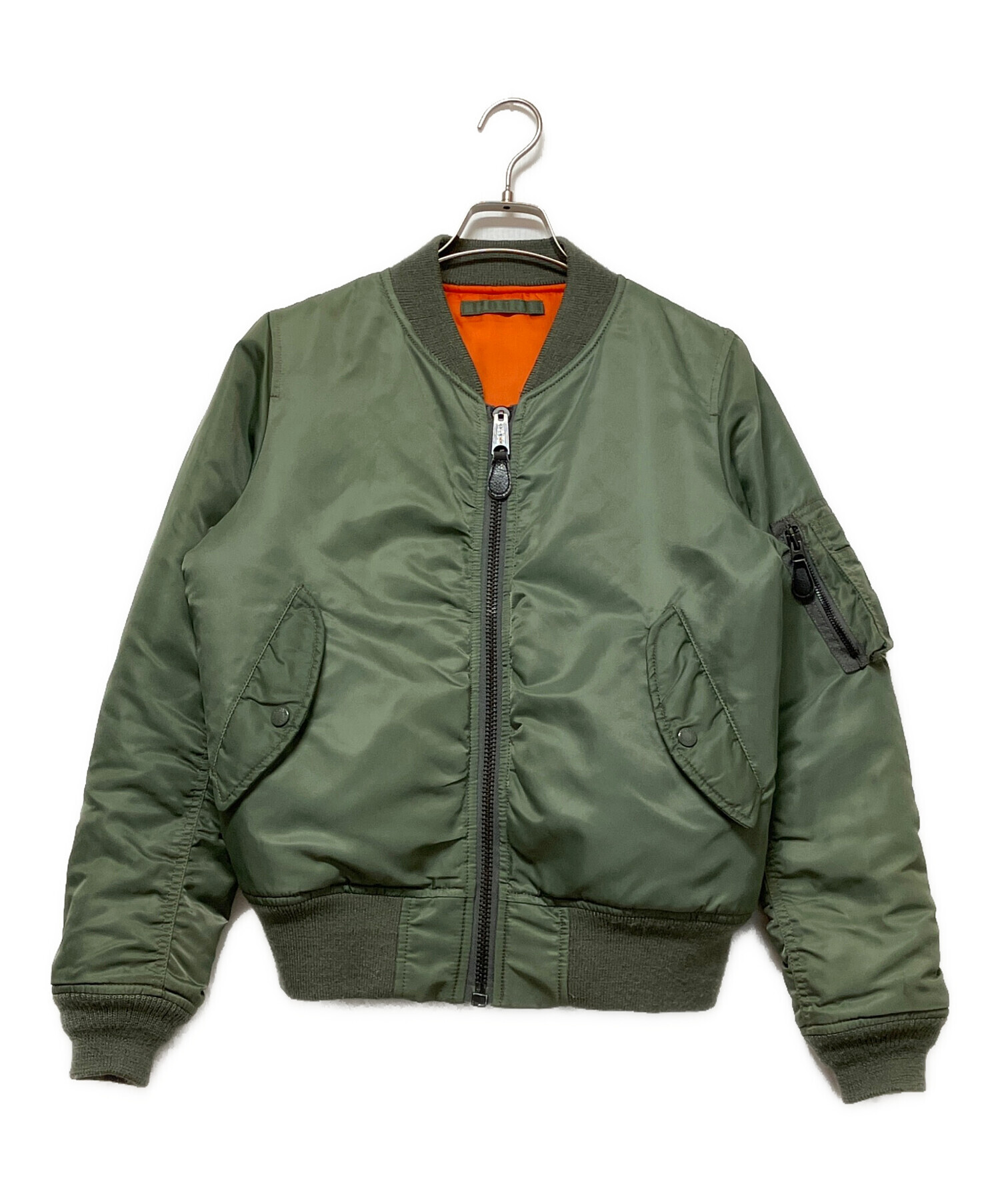 中古・古着通販】AVIREX (アヴィレックス) MA-1ジャケット グリーン