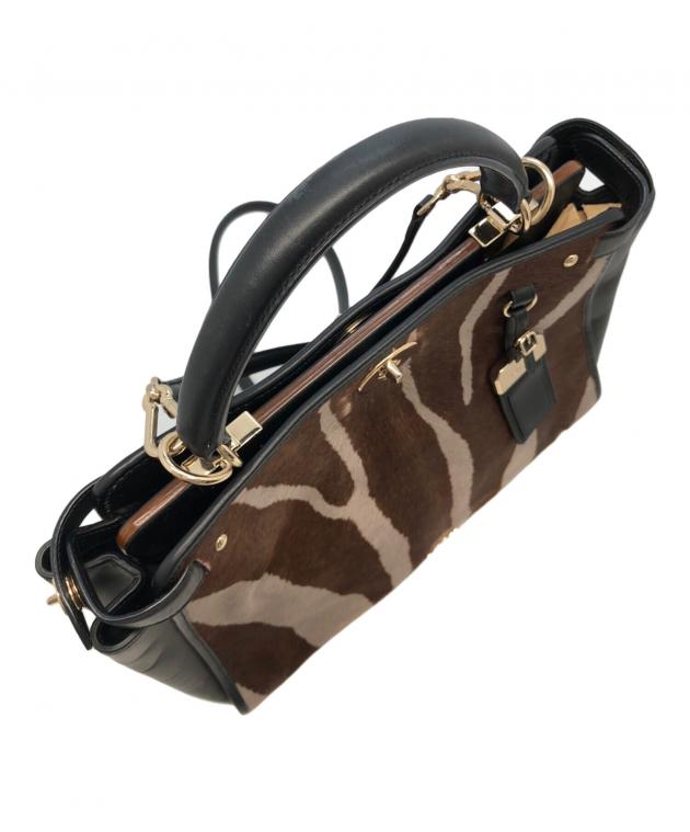 中古・古着通販】COACH (コーチ) 2WAYバッグ ブラウン｜ブランド・古着