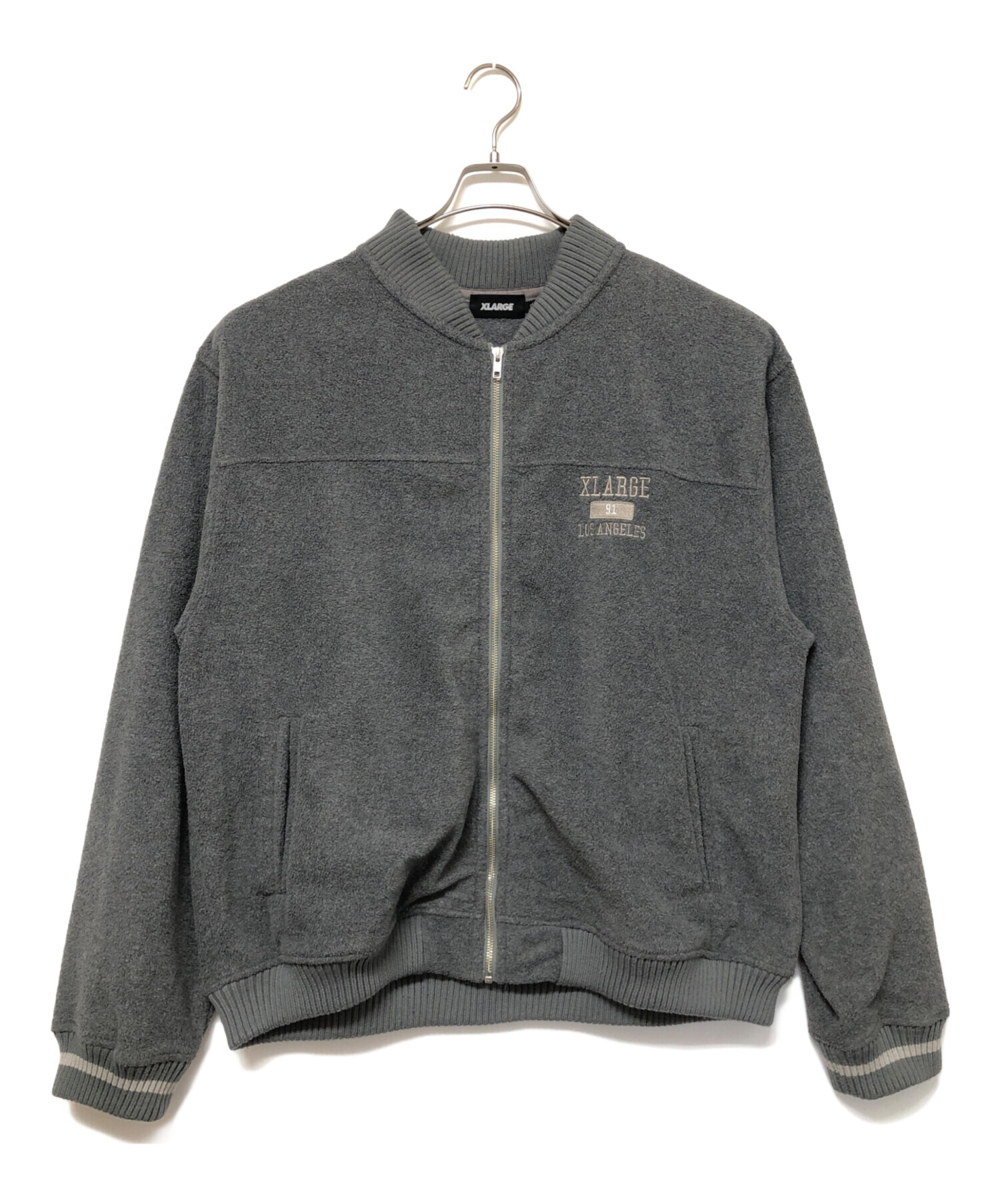 中古・古着通販】X-LARGE (エクストララージ) ブルゾン グレー サイズ