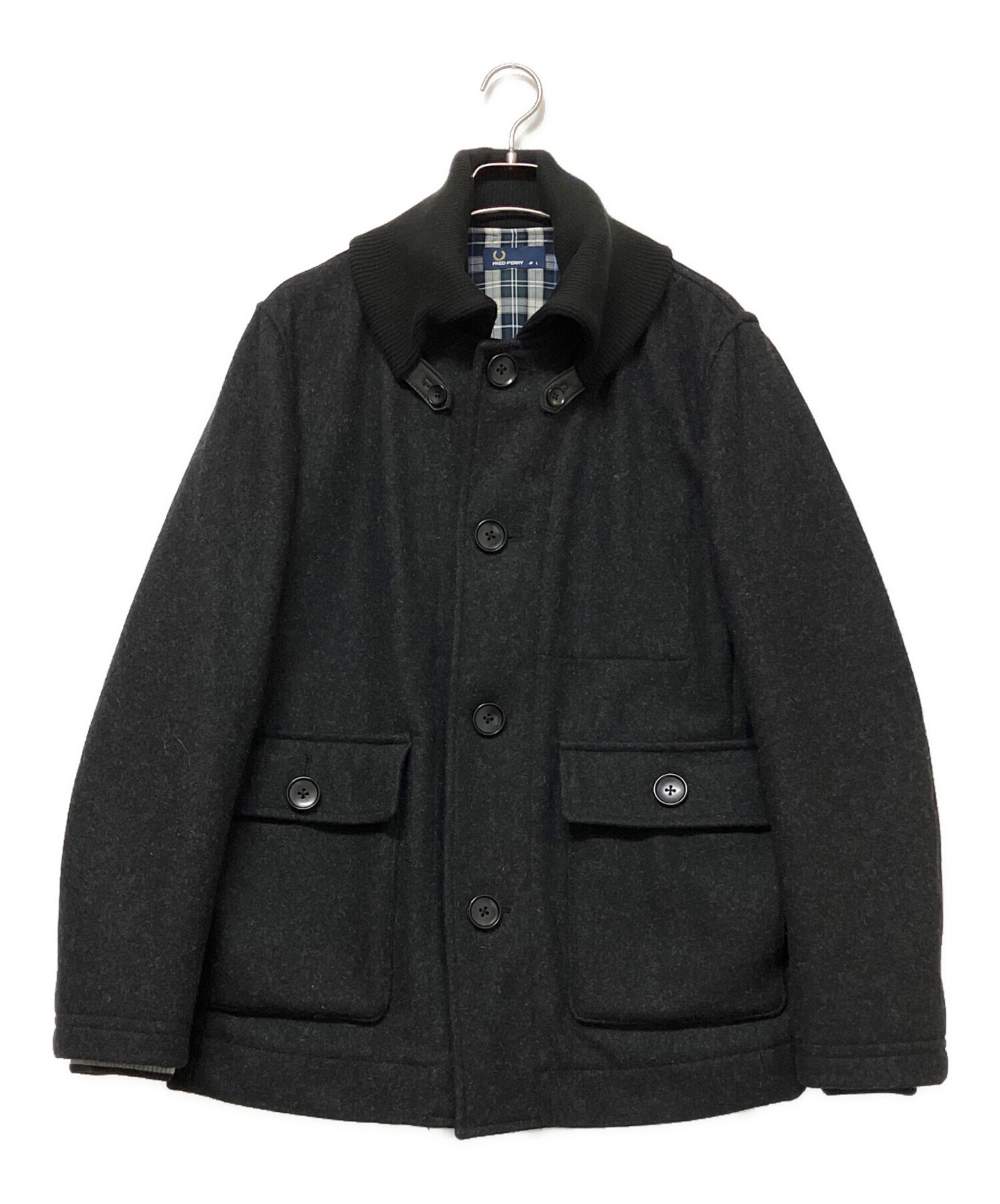 フレッドペリー ウールジャケット M 中古・古着通販】FRED PERRY (フレッドペリー) ウールジャケット