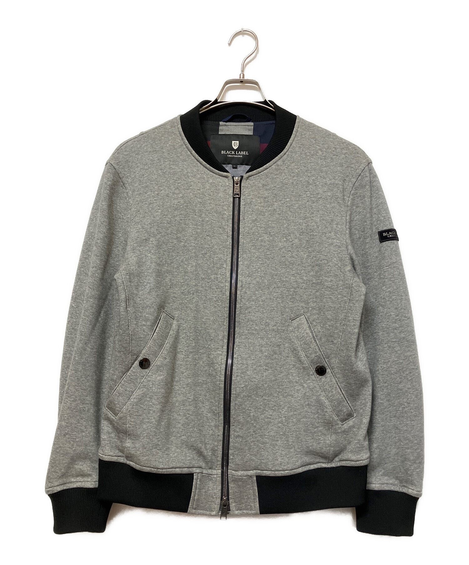 極美品　ブラックレーベルクレストブリッジ　ジャケット　ブルゾン　2way グレー 中古・古着通販】BLACK LABEL CRESTBRIDGE (ブラックレーベル クレスト